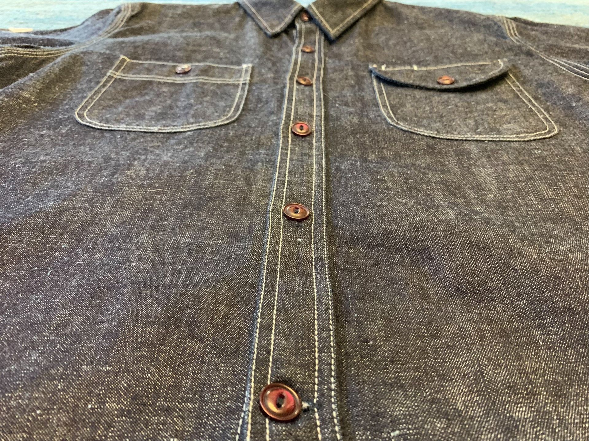 Rogue Territory RGT Rouge Territory Denim Work Shirt Size US L / EU 52-54 / 3 - 2 Thumbnail