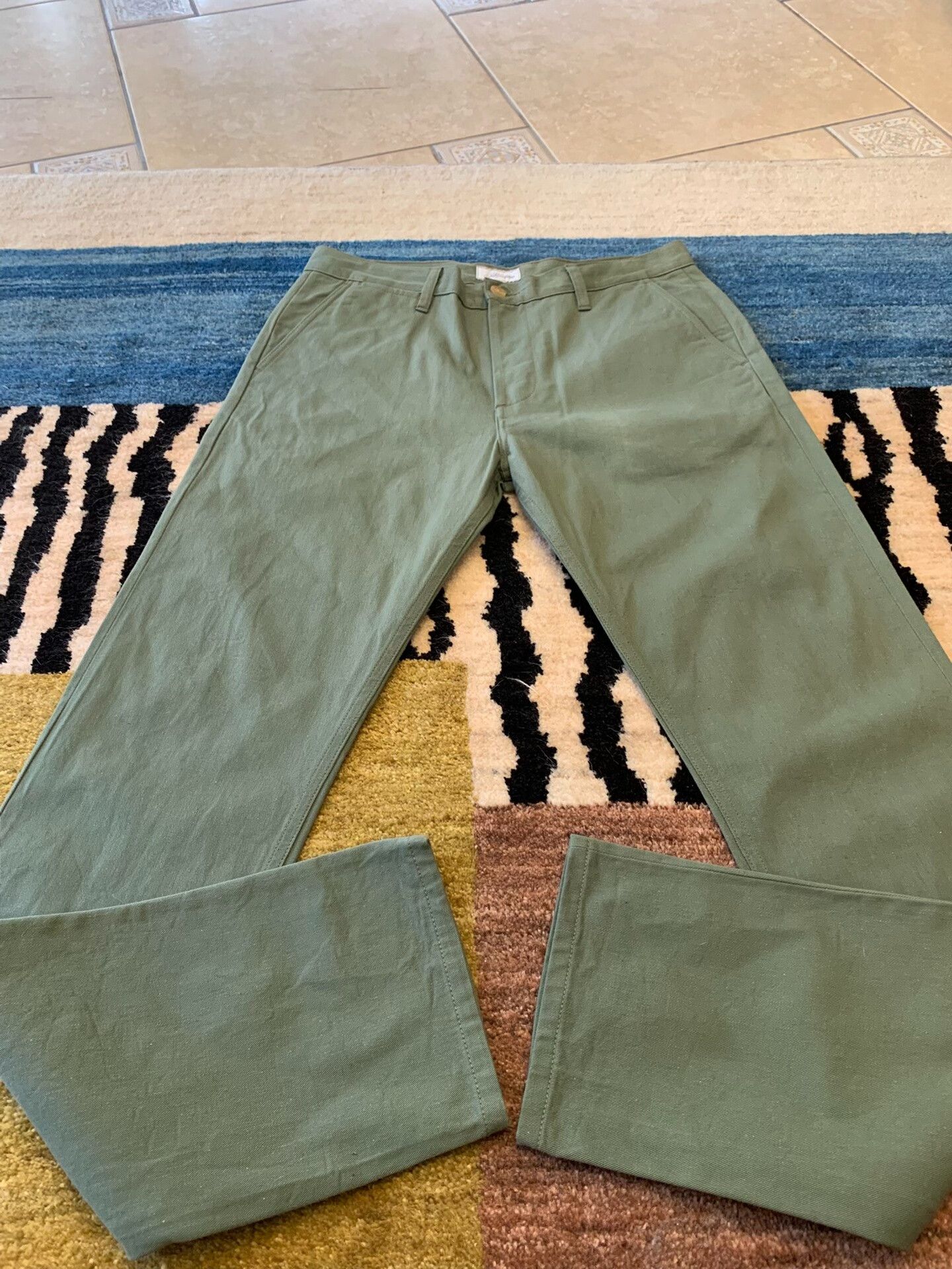 3sixteen 3sixteen 316 Green Officer Pants Size US 33 - 4 Thumbnail