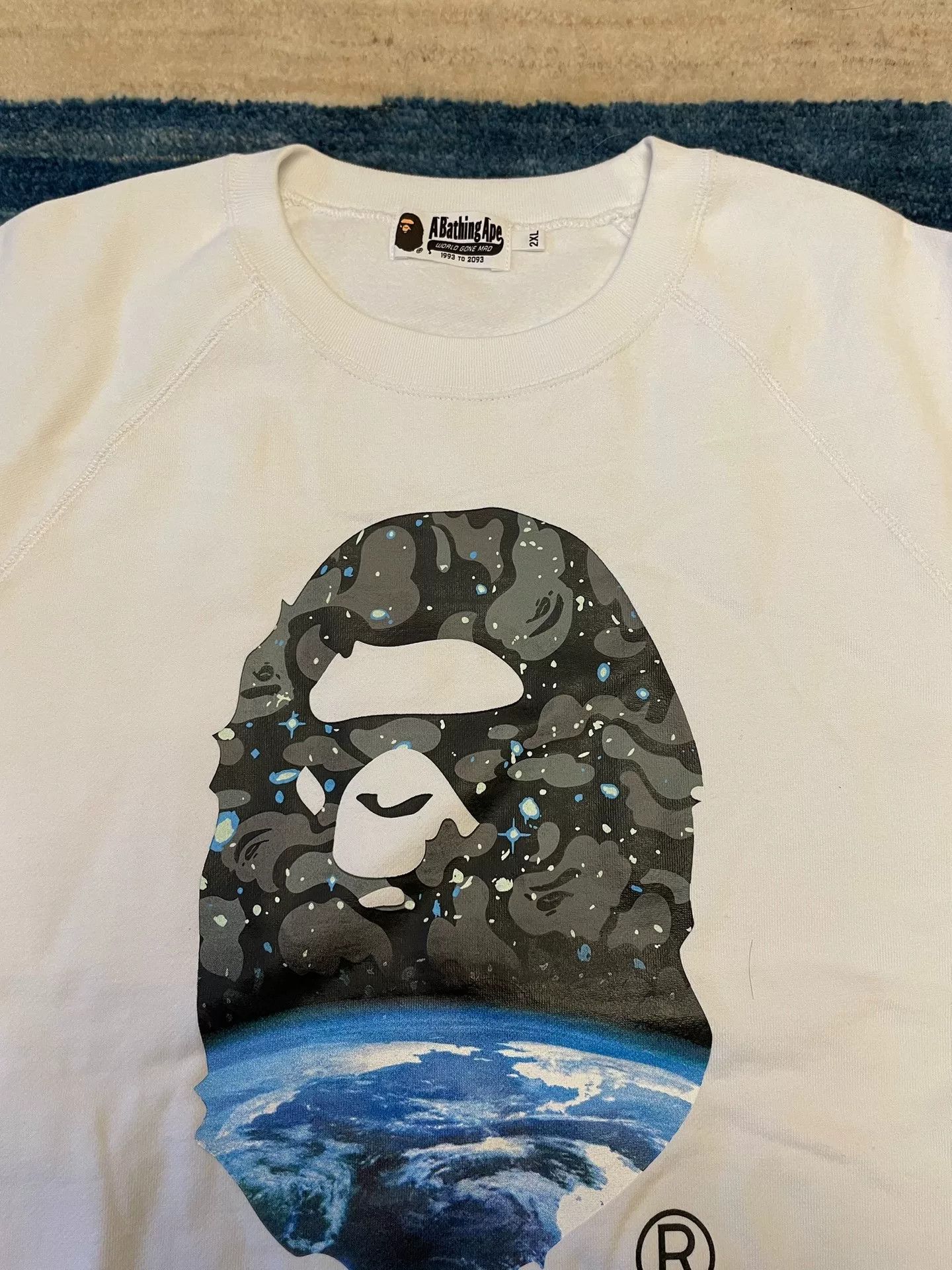 Bape Bape Galaxy Camo Crewneck Sweatshirt Size US XXL / EU 58 / 5 - 3 Thumbnail