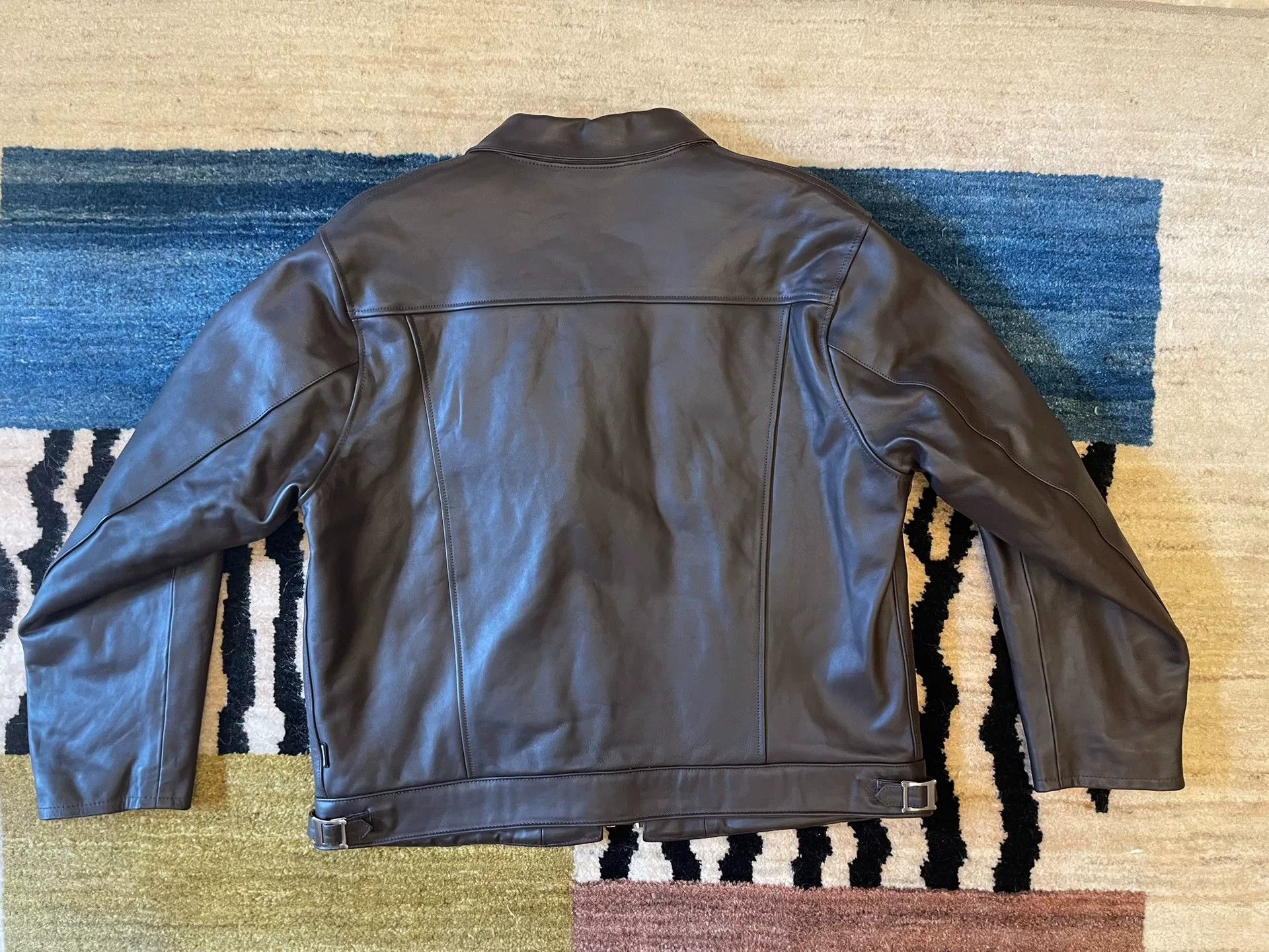 Neighborhood Neighborhood Brown Horse Leather Jacket Size US XL / EU 56 / 4 - 3 Thumbnail