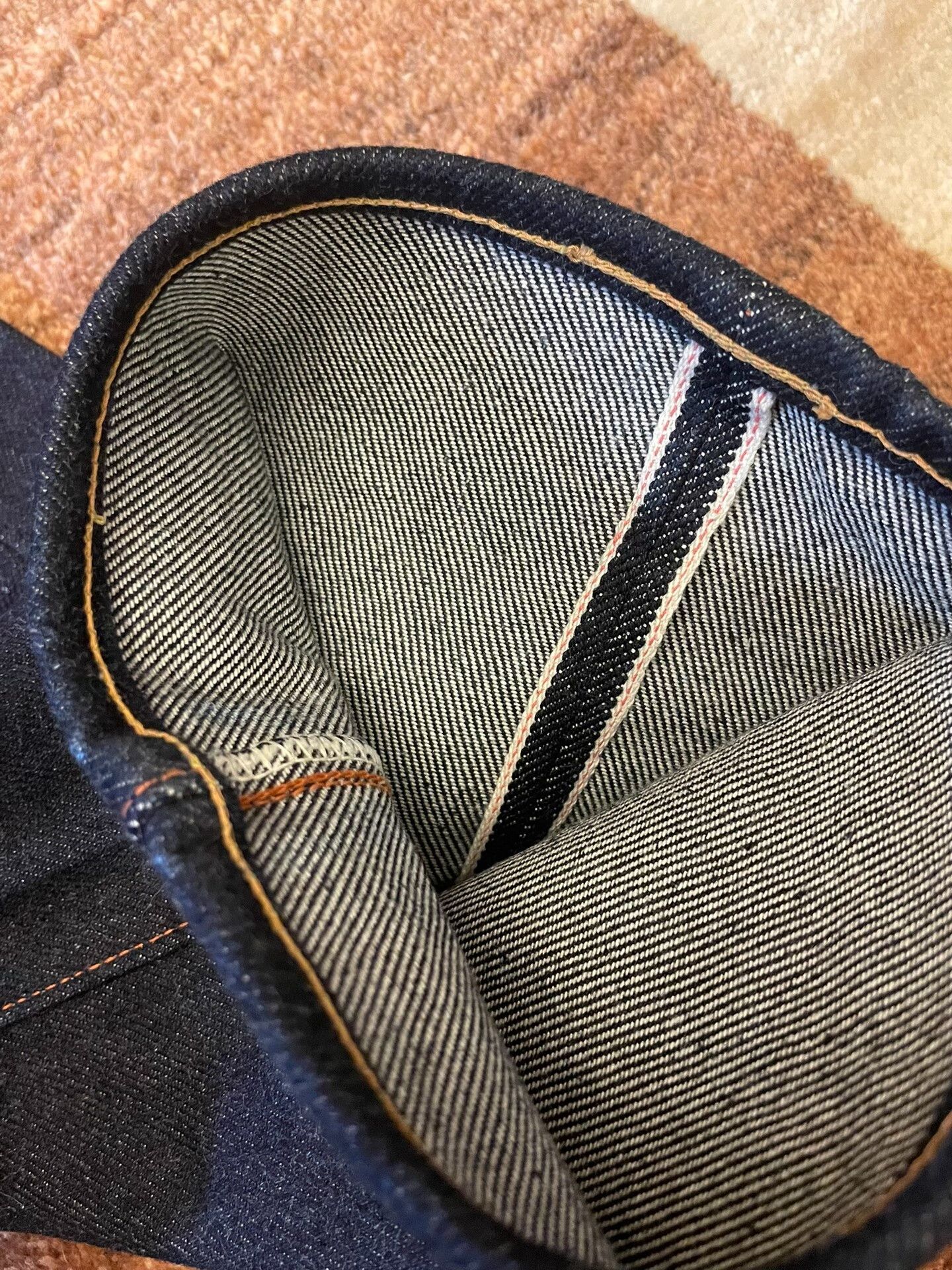Red Clouds Collective Red Cloud 25oz Selvedge Raw Denim Jeans Size US 34 / EU 50 - 5 Thumbnail