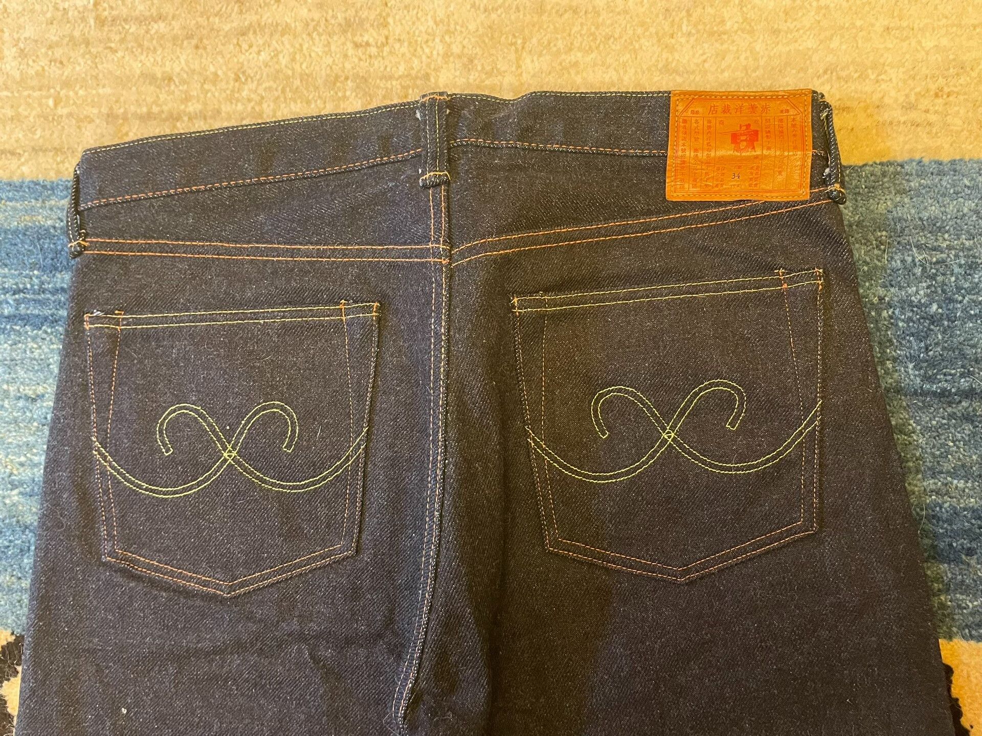 Red Clouds Collective Red Cloud 25oz Selvedge Raw Denim Jeans Size US 34 / EU 50 - 7 Thumbnail