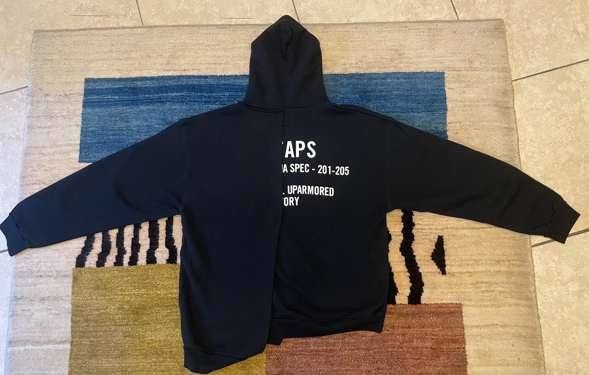 Wtaps Wtaps Men's Hooded Paneled Sweatshirt Size US L / EU 52-54 / 3 - 5 Thumbnail