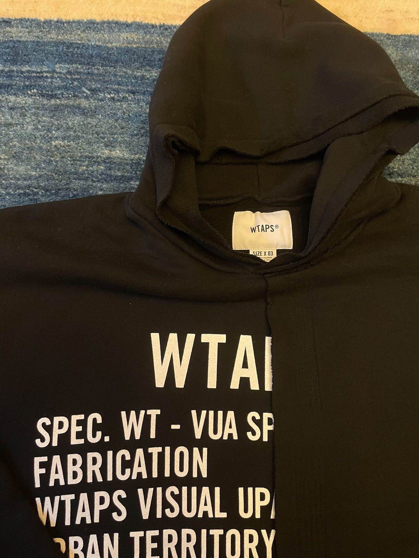 Wtaps Wtaps Men's Hooded Paneled Sweatshirt Size US L / EU 52-54 / 3 - 3 Thumbnail