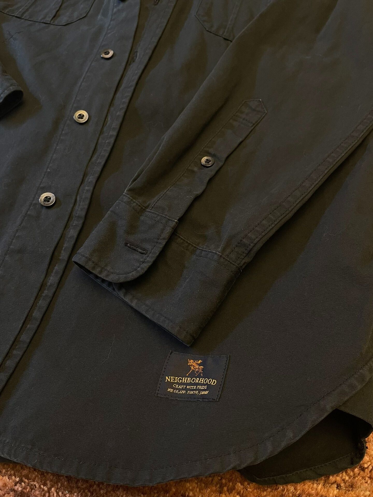 Neighborhood Neighborhood Black Classic Shirt Jacket Size US L / EU 52-54 / 3 - 4 Thumbnail