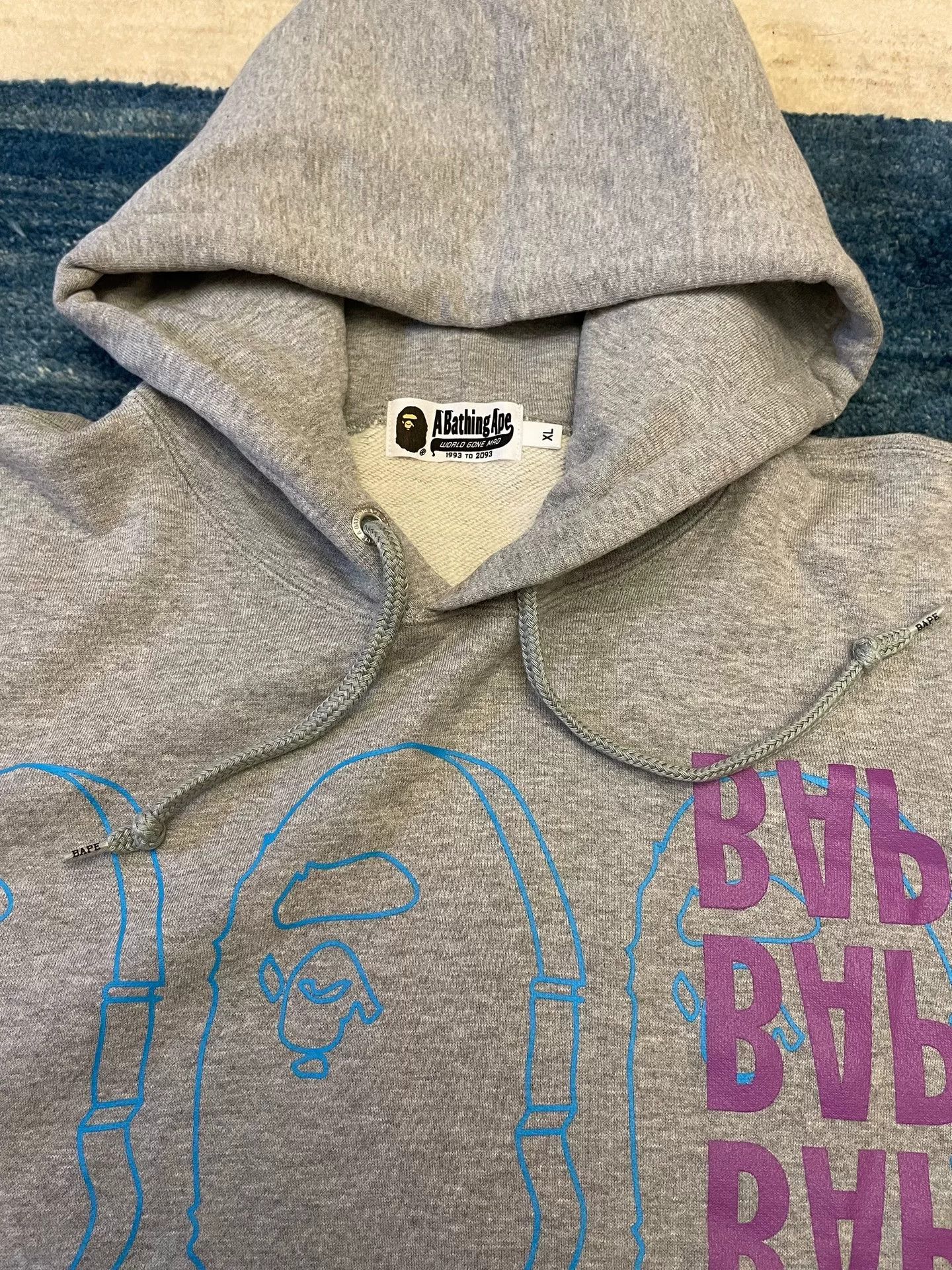 Bape Bape Printed Hoodie Size US XXL / EU 58 / 5 - 3 Thumbnail