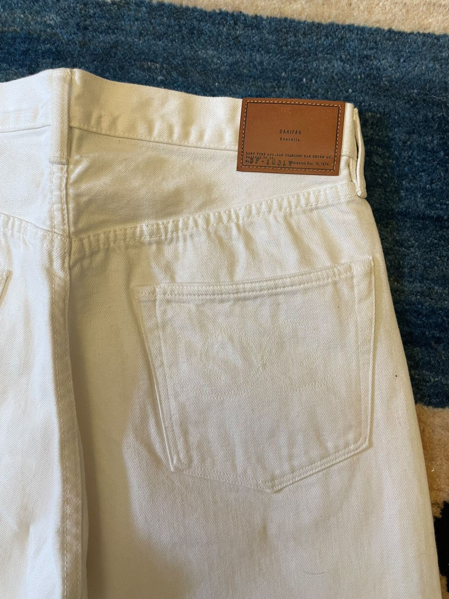 Red Clouds Collective Red Cloud DAAIFAU White Jeans Size US 34 / EU 50 - 6 Thumbnail
