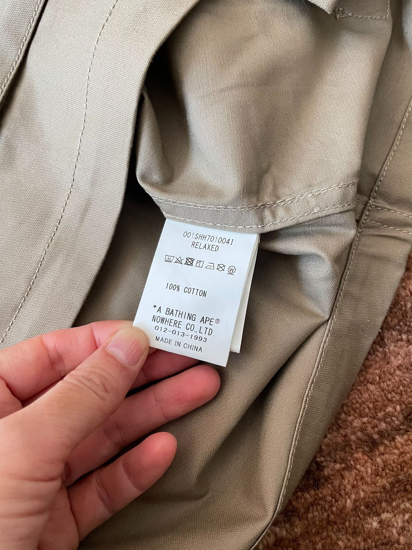 Bape Bape Four-Pocket Cargo Jacket Size US XL / EU 56 / 4 - 6 Thumbnail