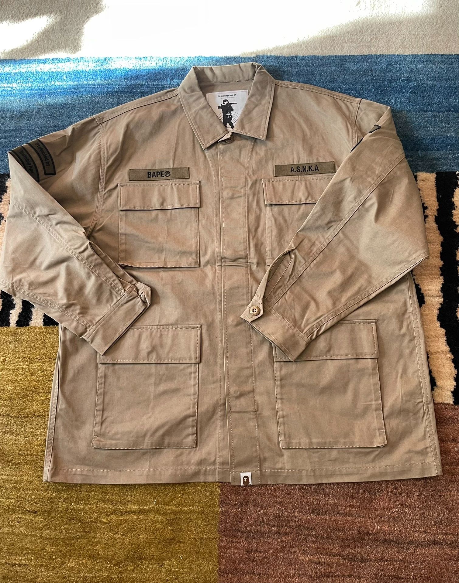 Bape Bape Four-Pocket Cargo Jacket Size US XL / EU 56 / 4 - 2 Thumbnail