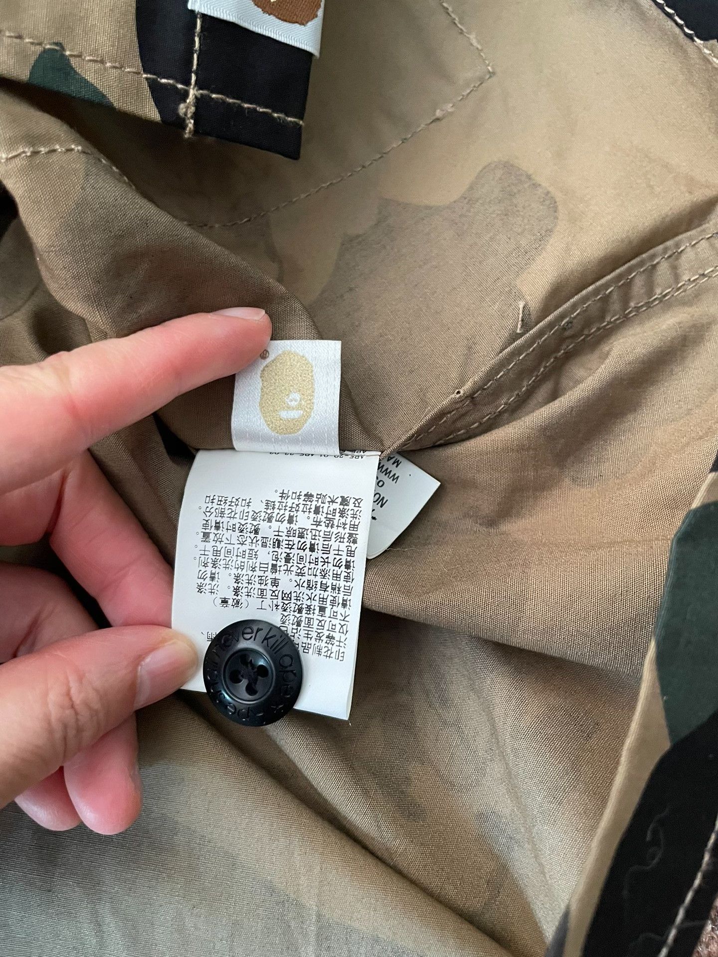 Bape Bape Ursus Camo Cargo Jacket Size US XL / EU 56 / 4 - 5 Thumbnail