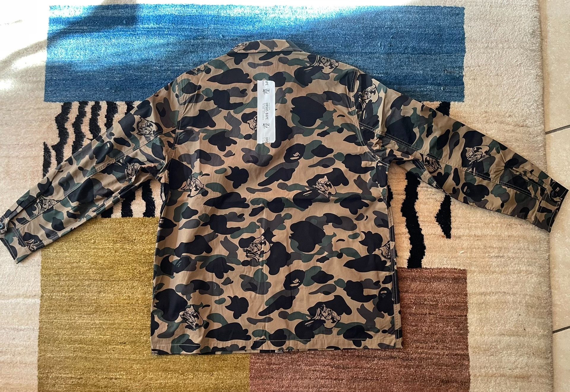 Bape Bape Ursus Camo Cargo Jacket Size US XL / EU 56 / 4 - 4 Thumbnail
