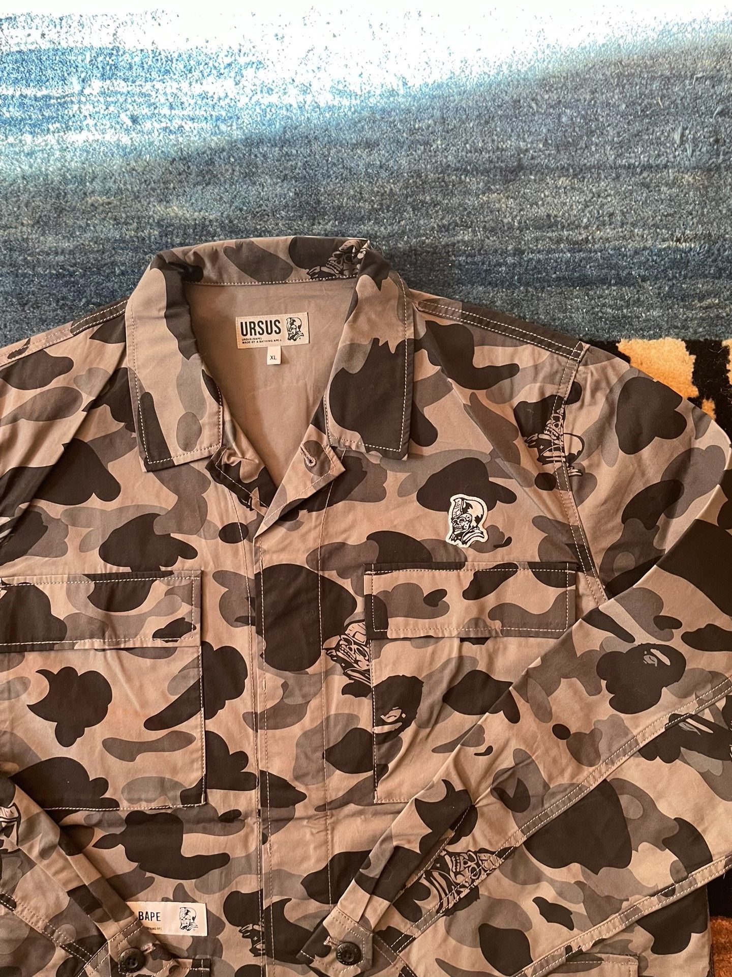 Bape Bape Ursus Camo Cargo Jacket Size US XL / EU 56 / 4 - 3 Thumbnail