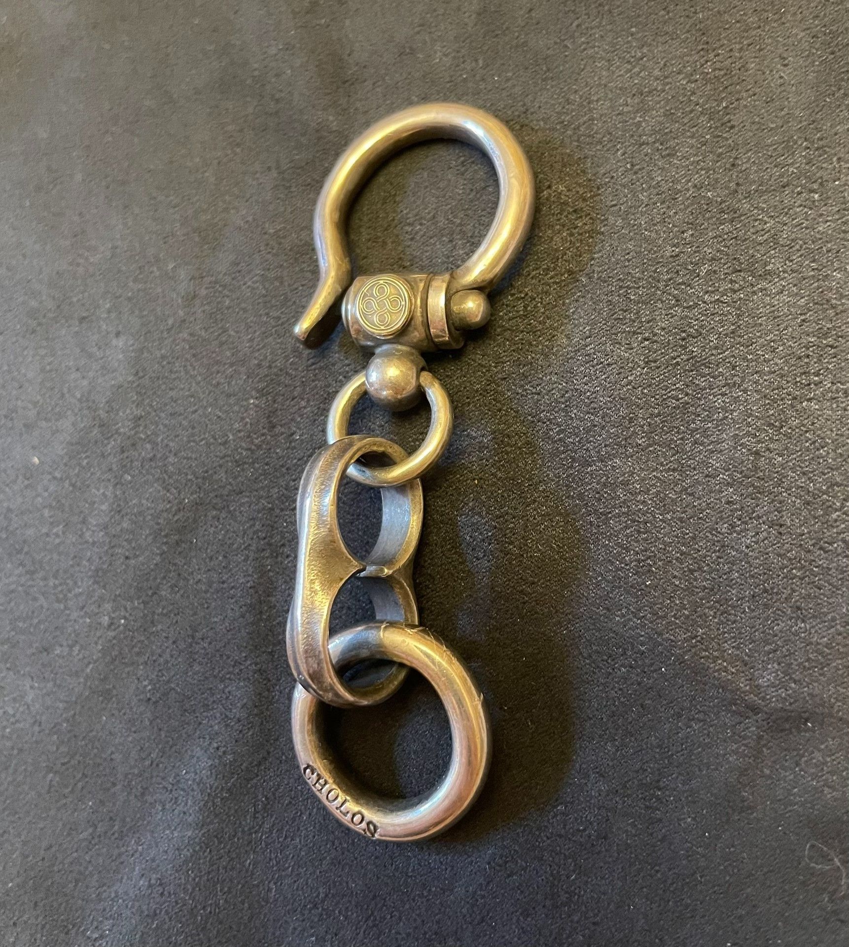 Han Cholo CHOLOS 925 Silver Gold Accent Keychain Size ONE SIZE - 3 Thumbnail