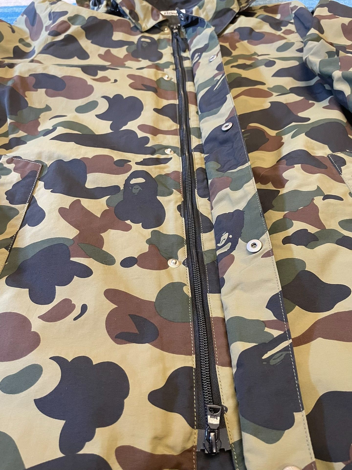 Bape Bape Green Camo Men's Windbreaker Size US L / EU 52-54 / 3 - 4 Thumbnail