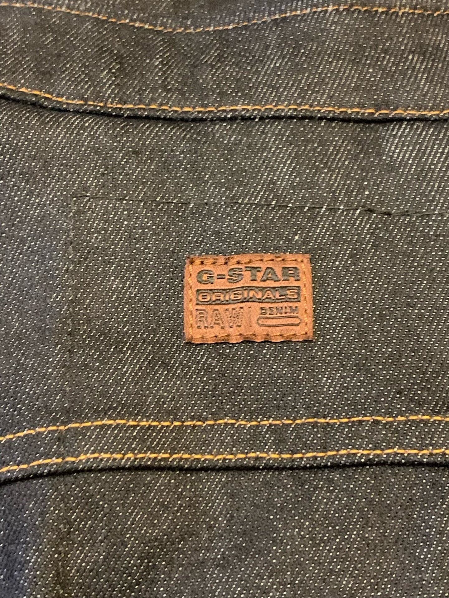 G-Star G-star Slim Fit Moto Raw Denim Jacket Size US L / EU 52-54 / 3 - 8 Thumbnail