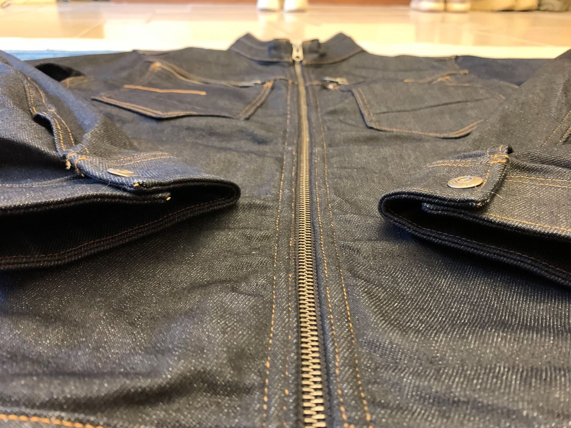 G-Star G-star Slim Fit Moto Raw Denim Jacket Size US L / EU 52-54 / 3 - 3 Thumbnail