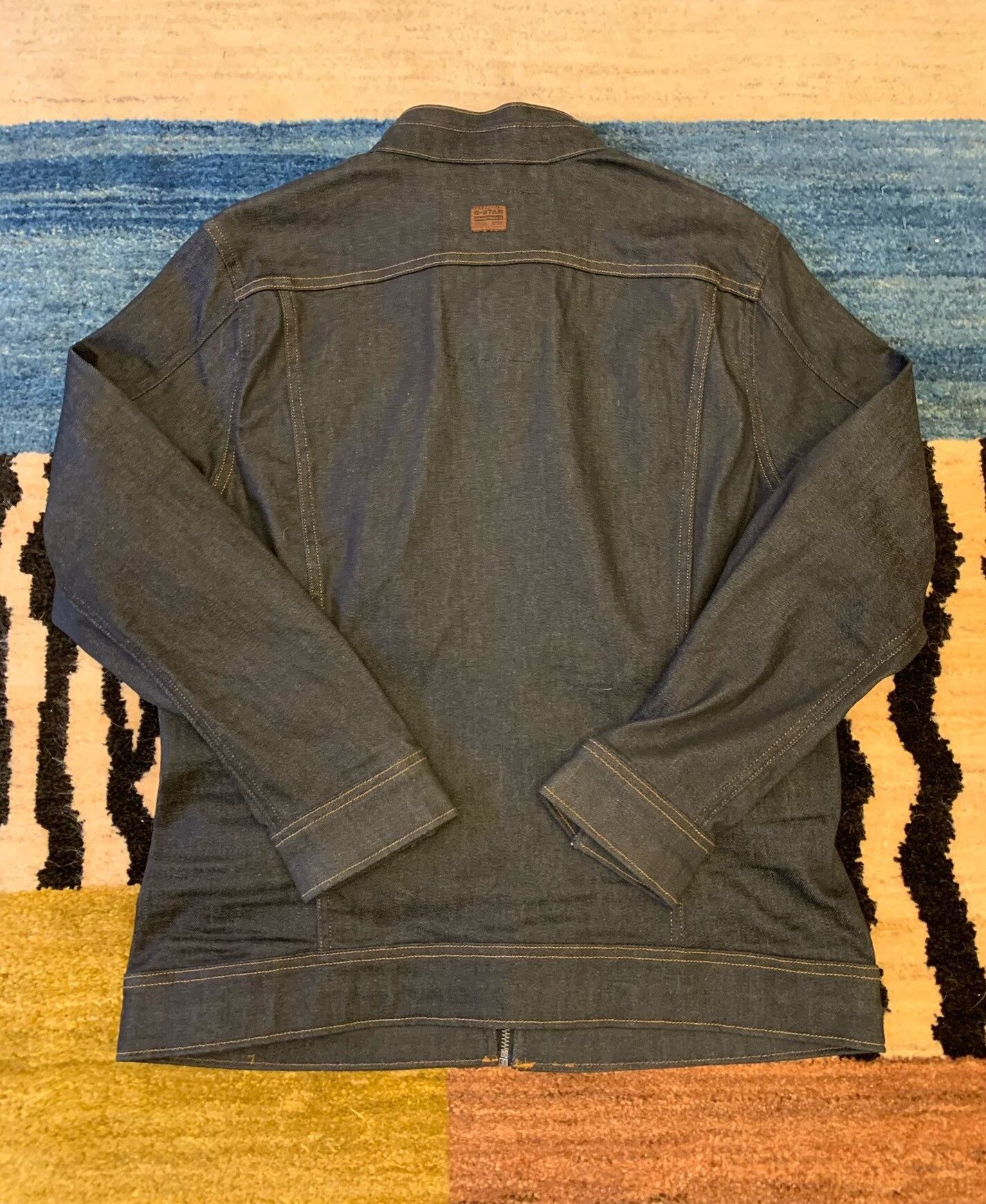G-Star G-star Slim Fit Moto Raw Denim Jacket Size US L / EU 52-54 / 3 - 7 Thumbnail