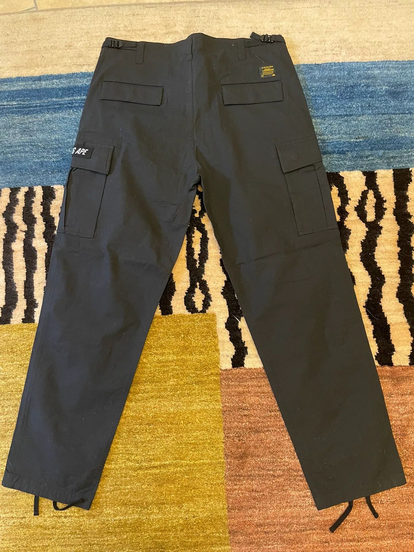 Bape Bape Black Cargo Pants Size US 36 / EU 52 - 3 Thumbnail