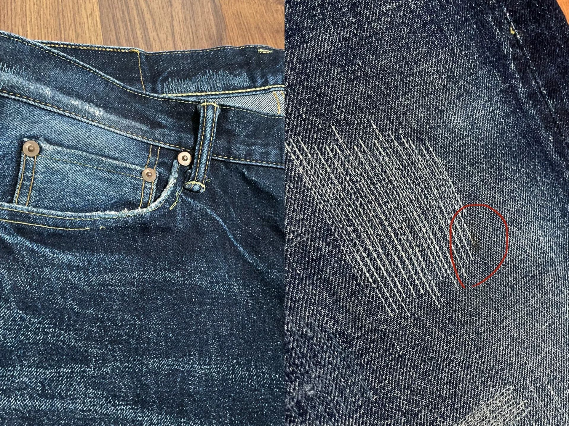 Bare Knuckles KNUCKLE Japan-made Washed Patched Jeans Size US 26 / EU 42 - 7 Thumbnail