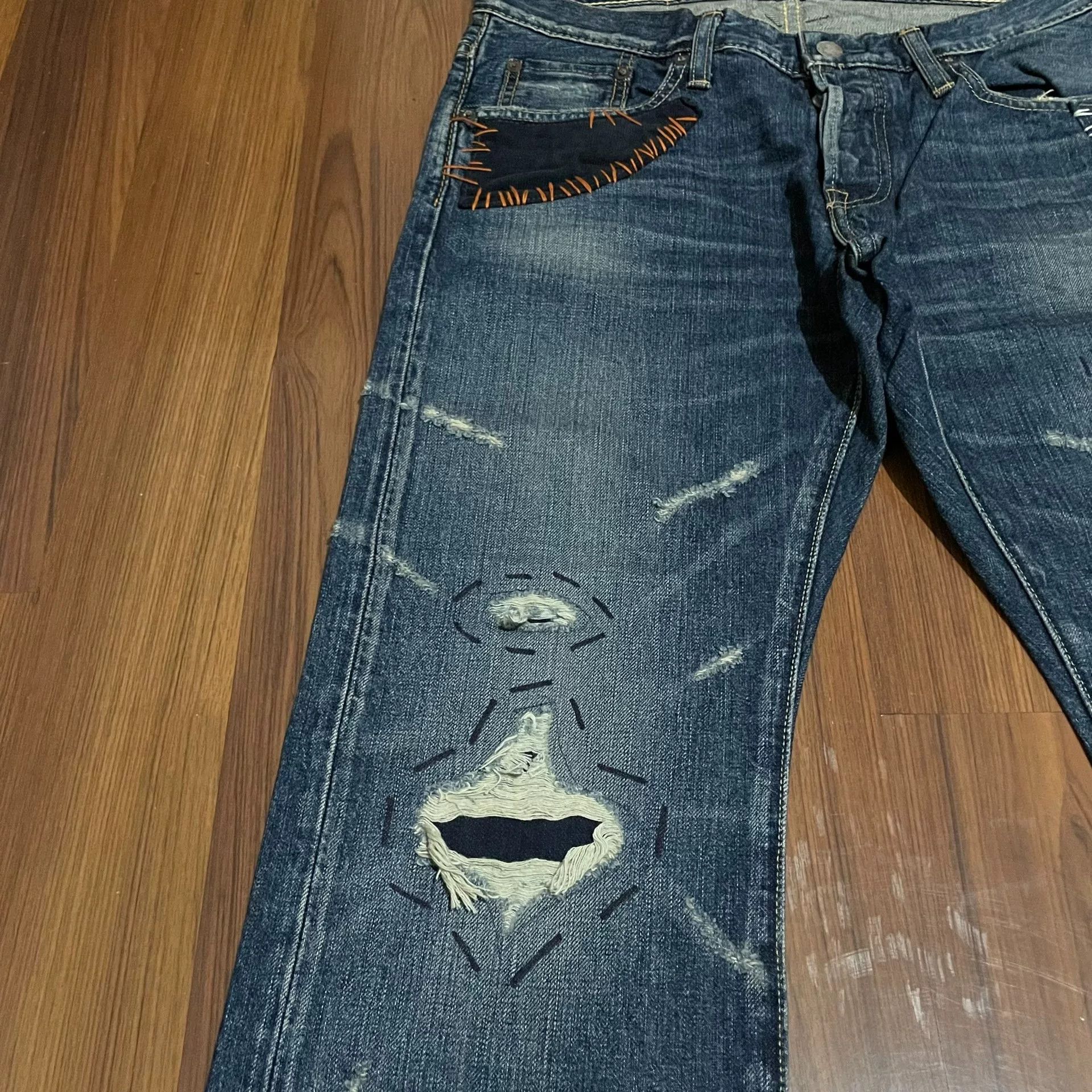 LVC TMT 10th Anniversary Selvedge Jeans Size US 26 / EU 42 - 3 Thumbnail