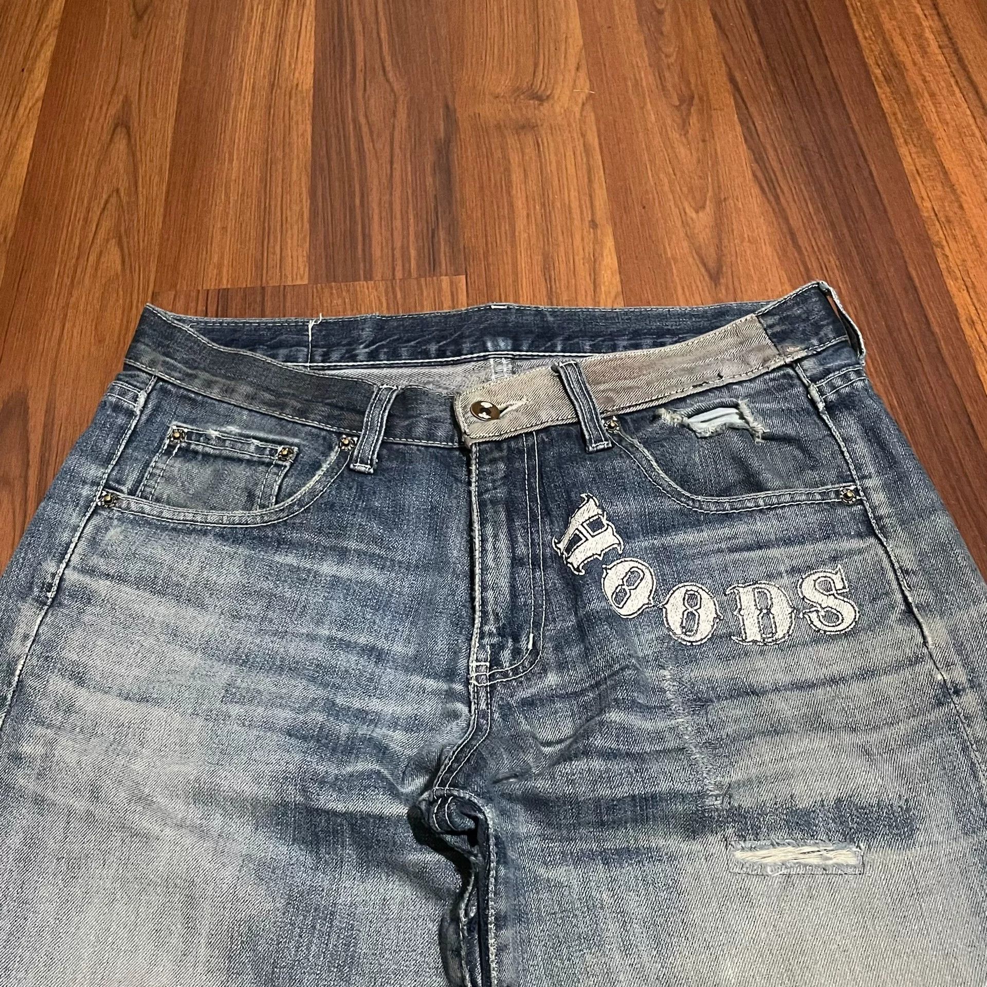 Neighborhood NEIGHBORHOOD 08EX Graffiti Print Jeans Size US 31 - 3 Thumbnail