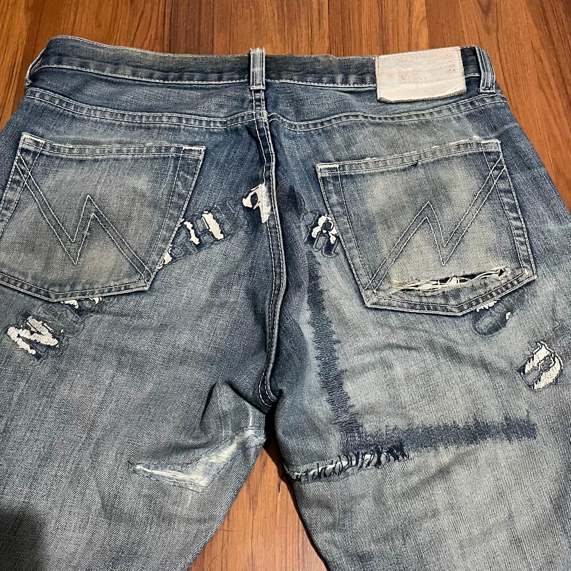 Neighborhood NEIGHBORHOOD 08EX Graffiti Print Jeans Size US 31 - 4 Thumbnail