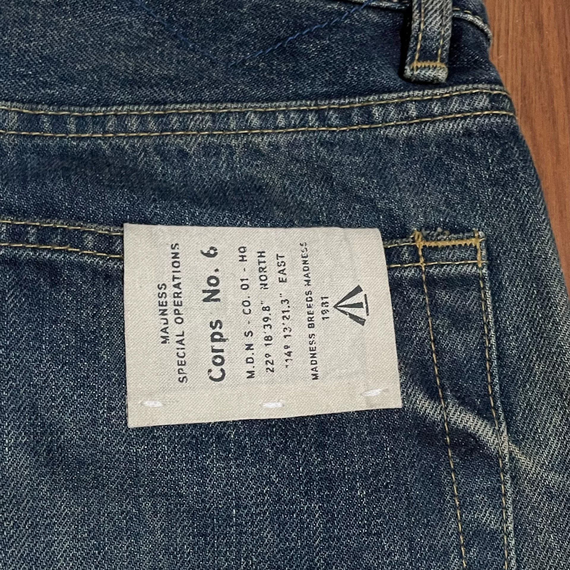 Madness MADNESS 18AW Slash 1.0 Long Jeans Size US 28 / EU 44 - 6 Thumbnail