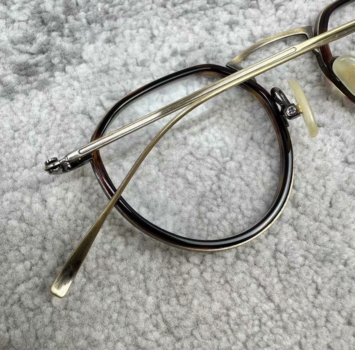 Kaneko Optical Kv-63 Japanese Titanium Round Frame Glasses Size ONE SIZE - 4 Thumbnail