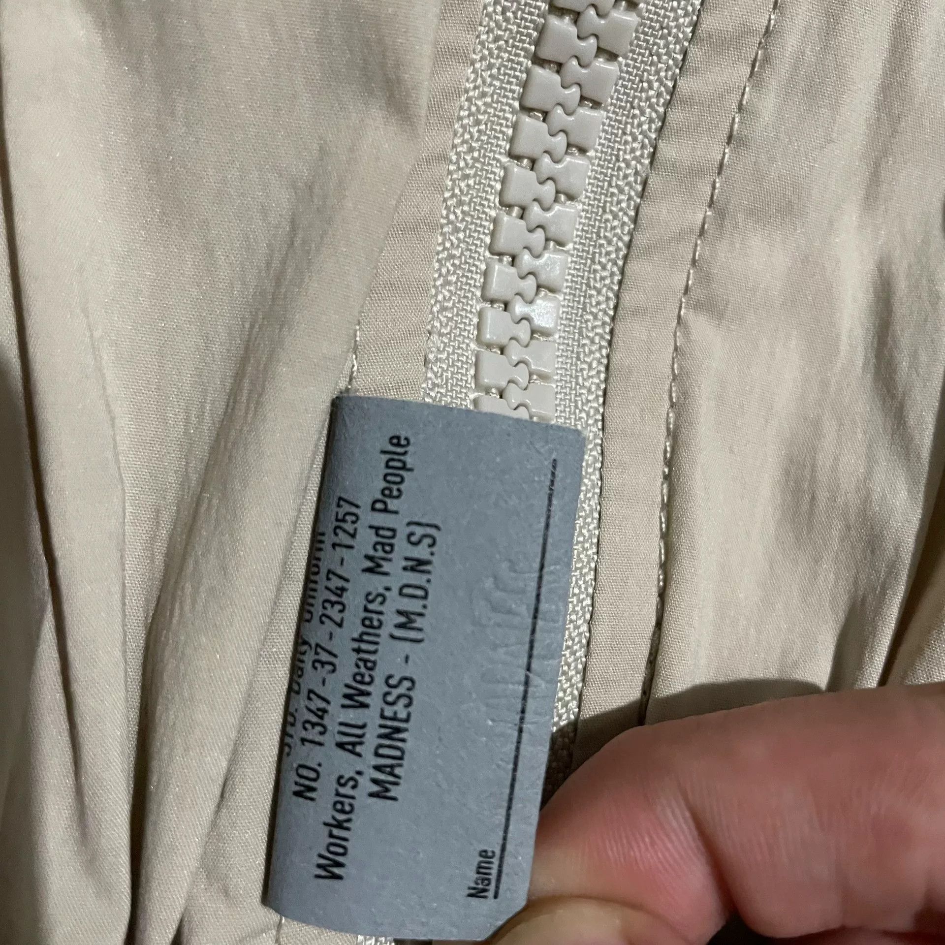 Madness MADNESS 23SS Windproof Coach Jacket Size US S / EU 44-46 / 1 - 5 Thumbnail