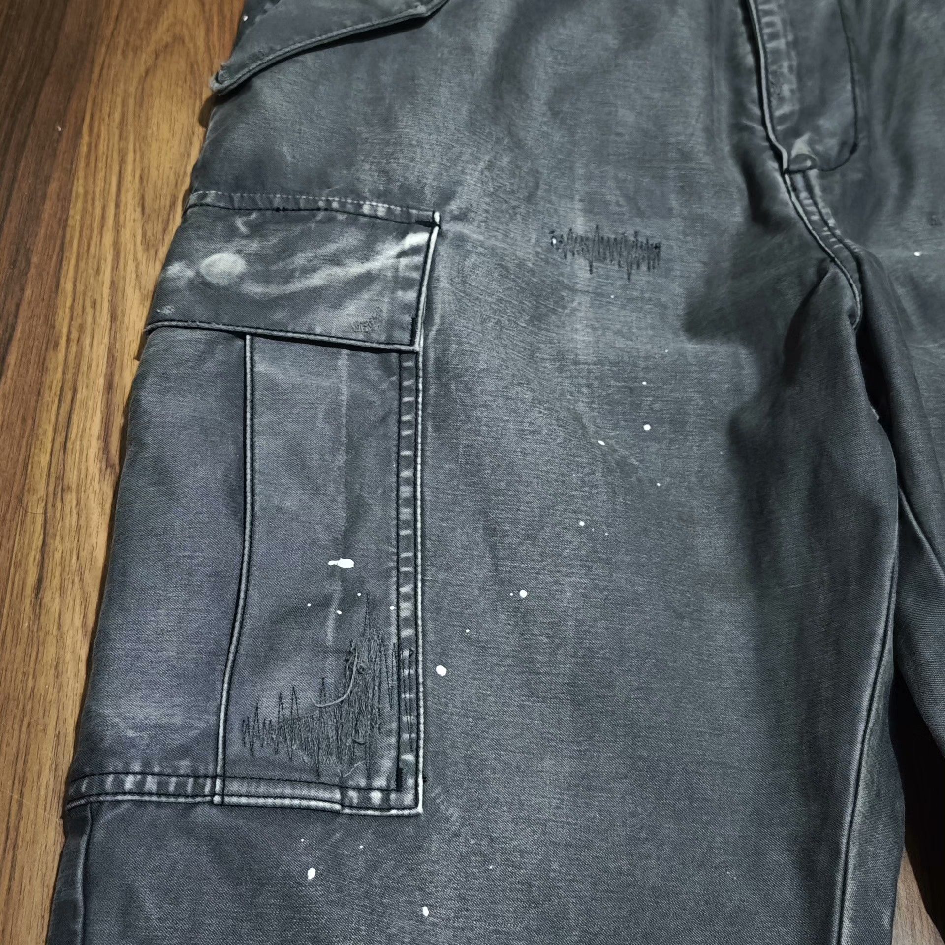 Wtaps HANGEReering Heavy Washed Cargo Pants Size US 31 - 3 Thumbnail