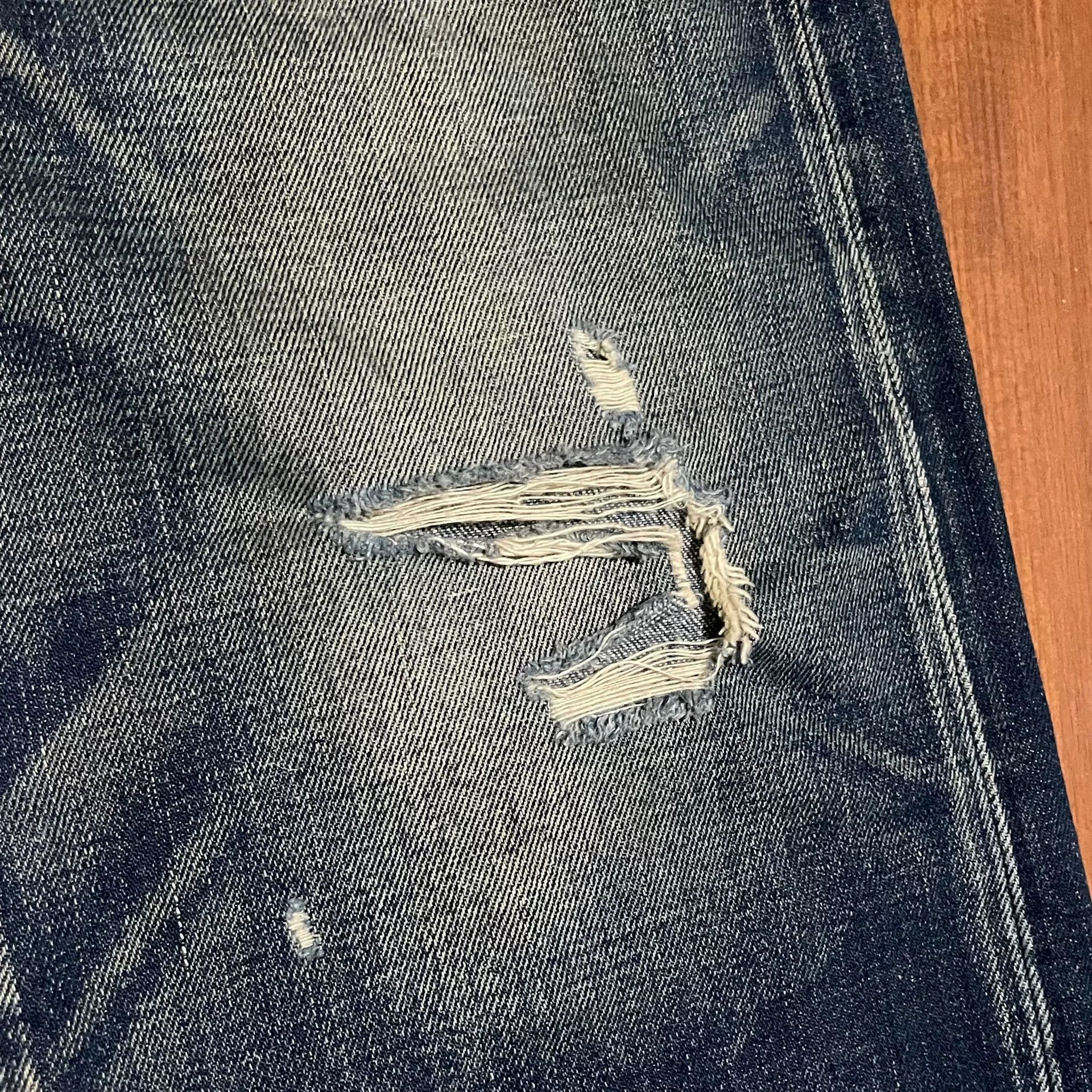 LVC LVC 66501-0083 Distressed Washed Jeans Size US 32 / EU 48 - 5 Thumbnail