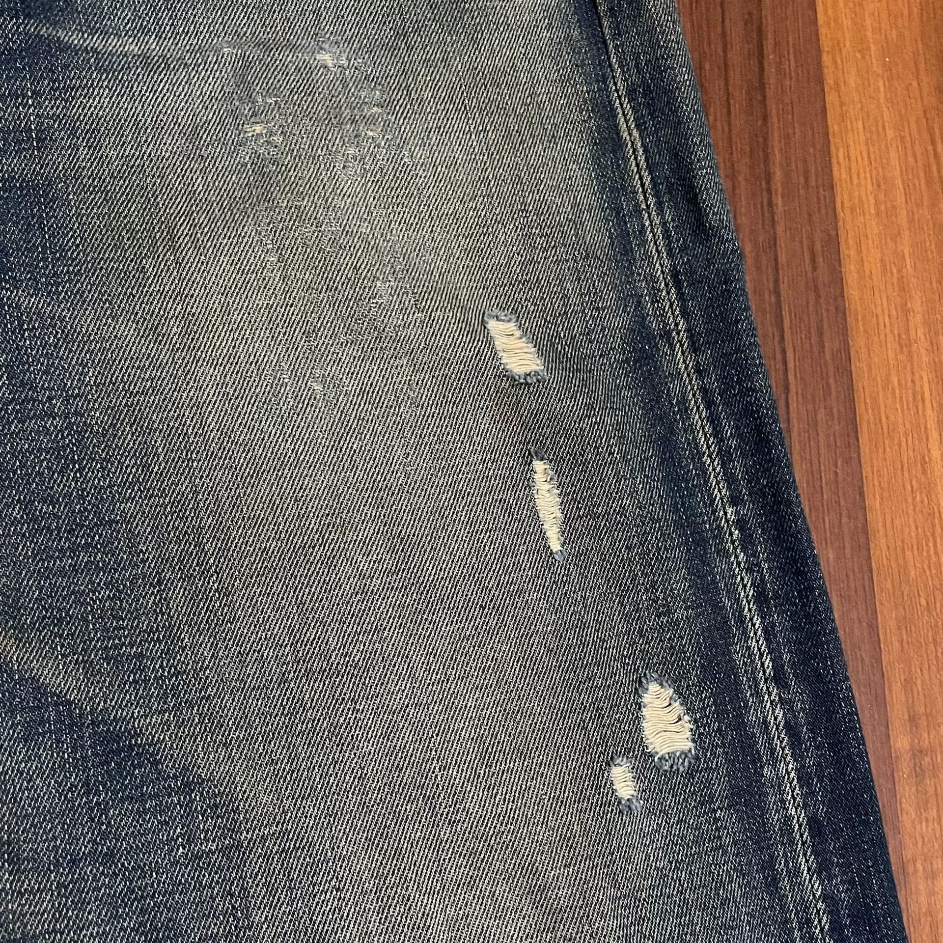 LVC LVC 66501-0083 Distressed Washed Jeans Size US 32 / EU 48 - 4 Thumbnail