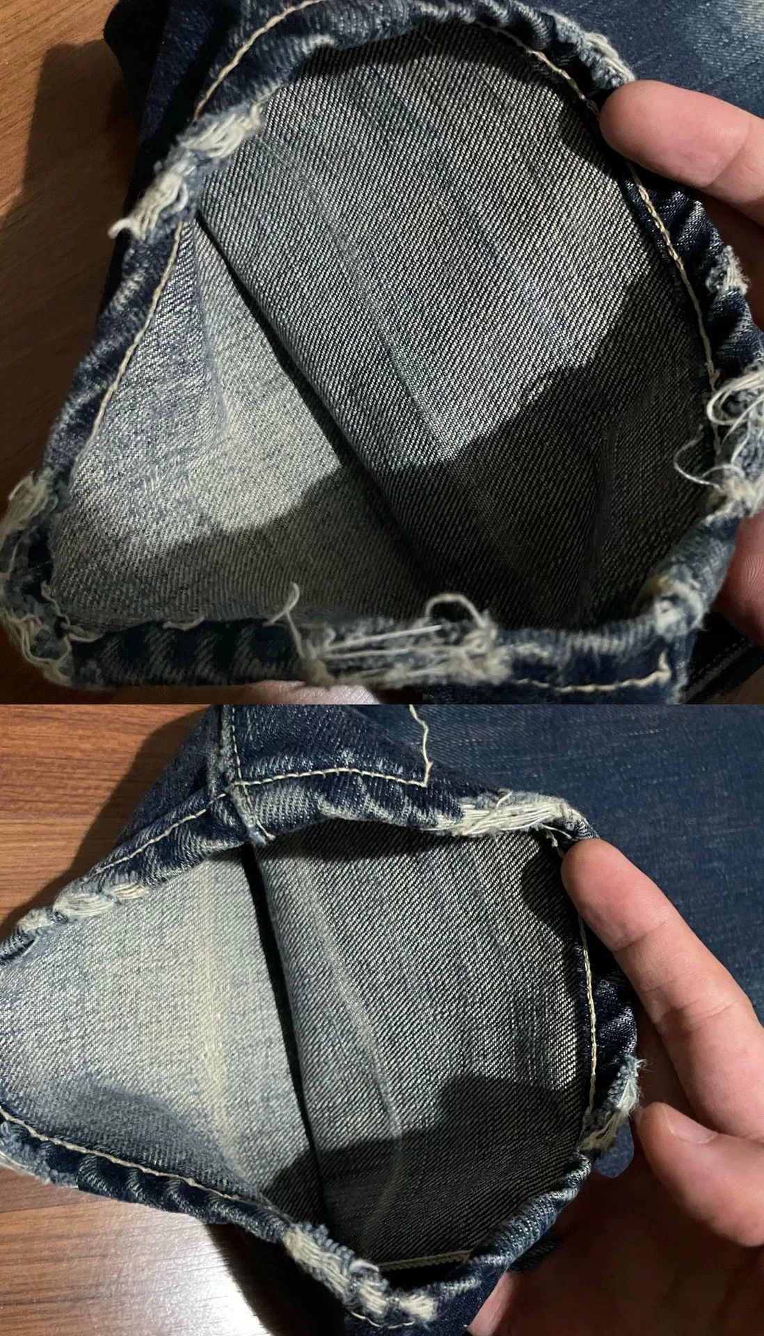 LVC LVC 66501-0083 Distressed Washed Jeans Size US 32 / EU 48 - 8 Thumbnail