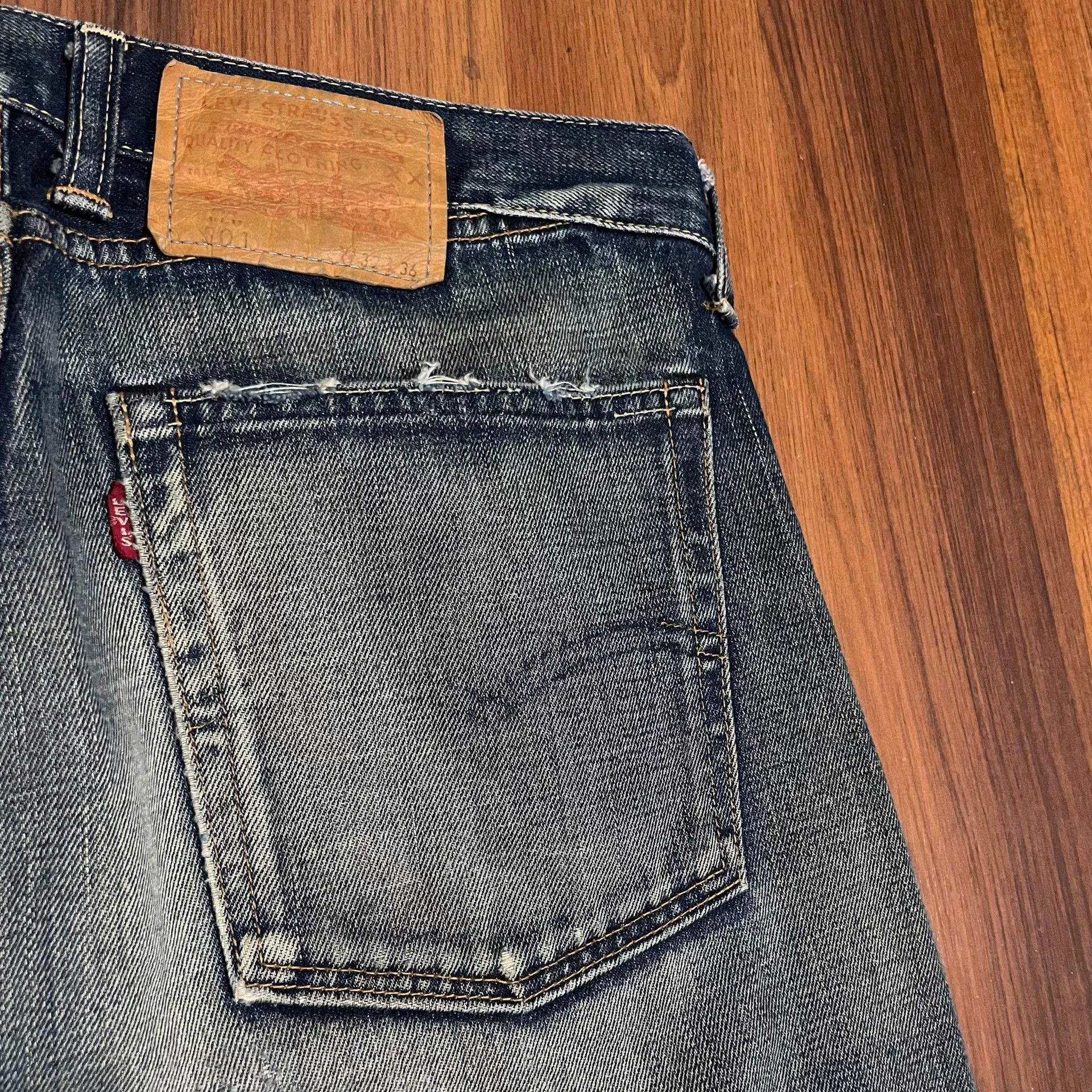 LVC LVC 66501-0083 Distressed Washed Jeans Size US 32 / EU 48 - 7 Thumbnail