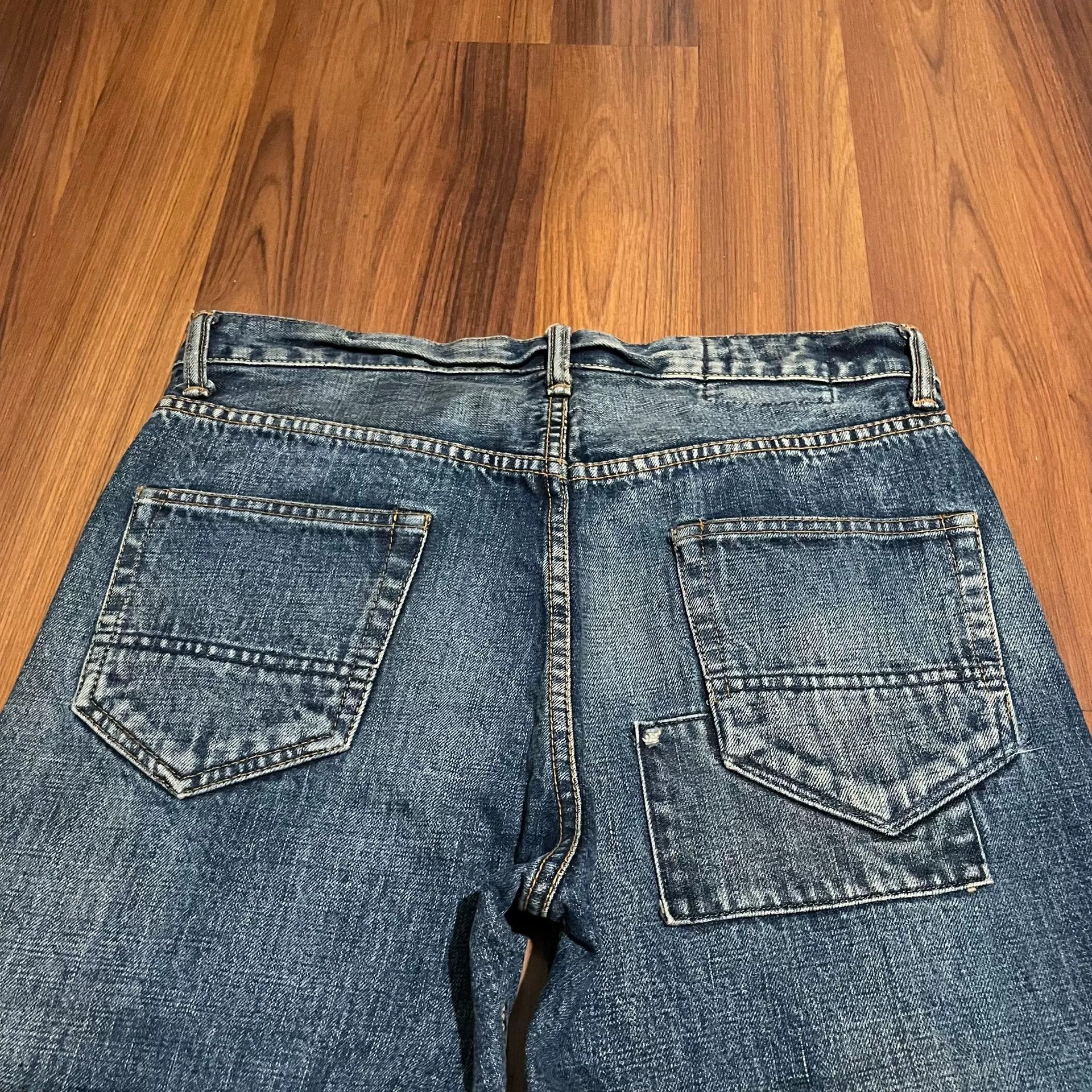 FDMTL FDMTL Sashiko Patchwork Washed Jeans Size US 26 / EU 42 - 7 Thumbnail