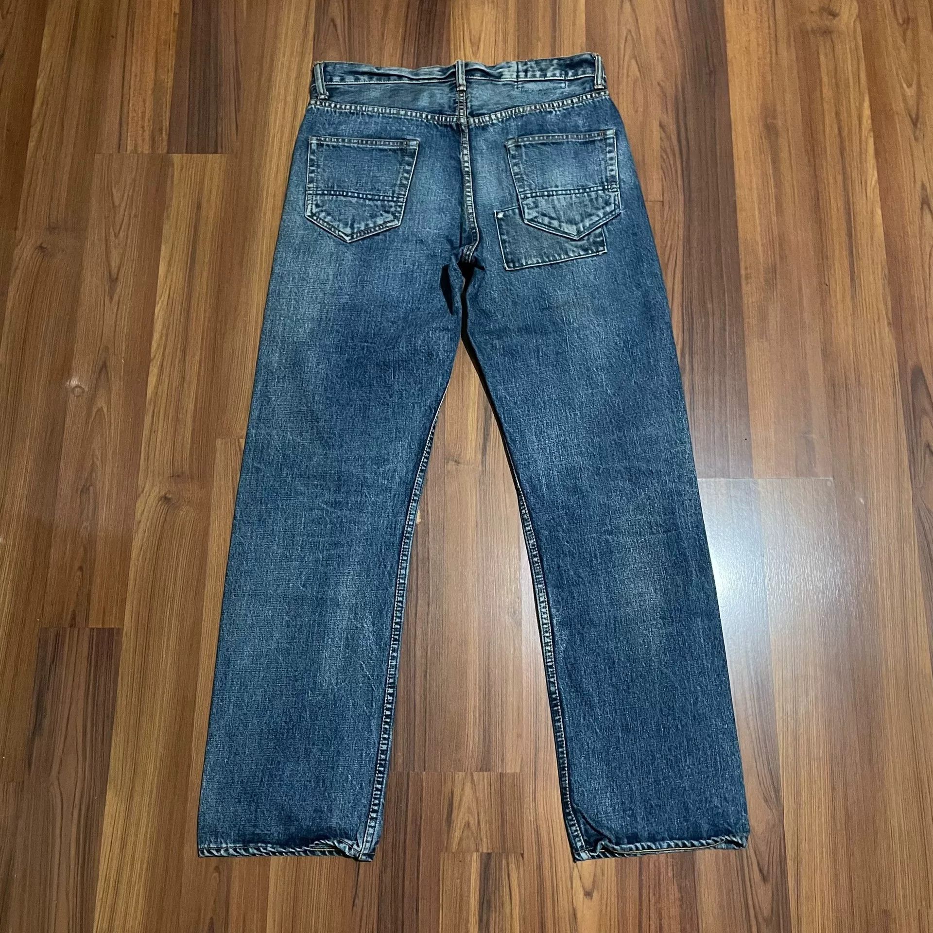 FDMTL FDMTL Sashiko Patchwork Washed Jeans Size US 26 / EU 42 - 2 Thumbnail