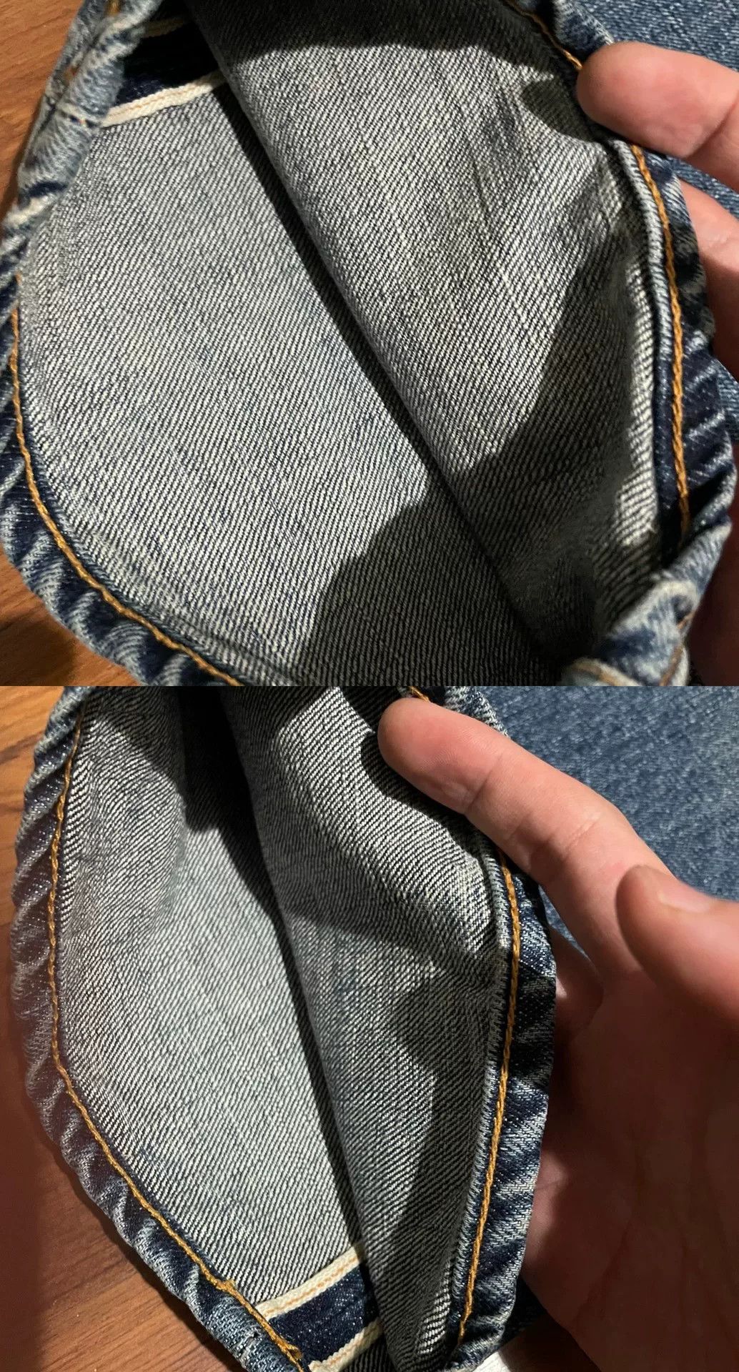 FDMTL FDMTL Sashiko Patchwork Washed Jeans Size US 26 / EU 42 - 9 Thumbnail