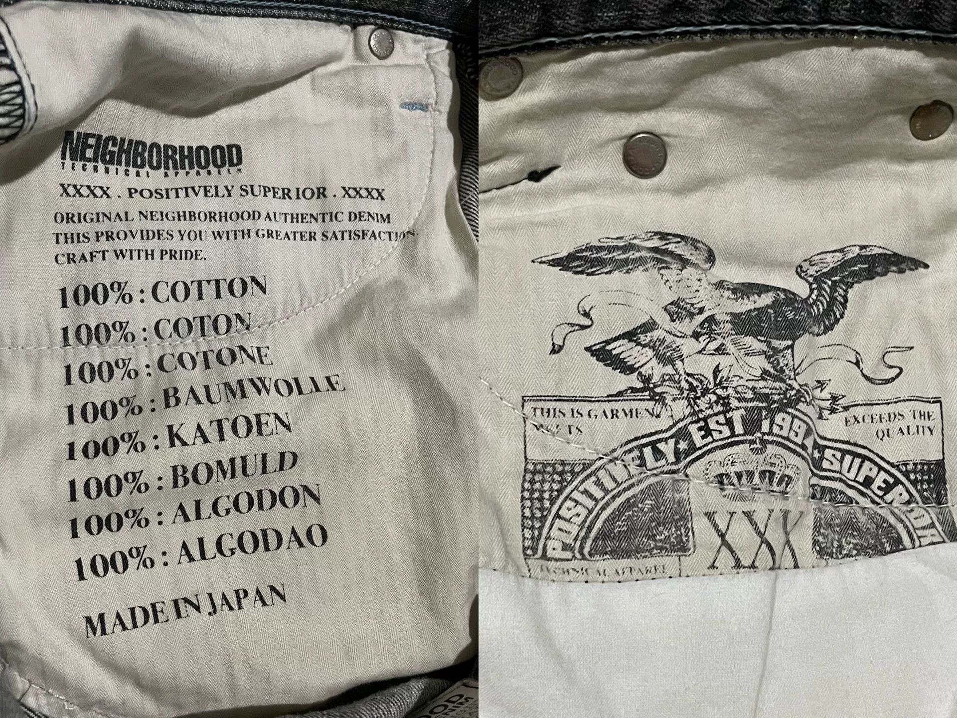 Neighborhood NEIGHBORHOOD 10EX Washed Jeans Size US 31 - 7 Thumbnail