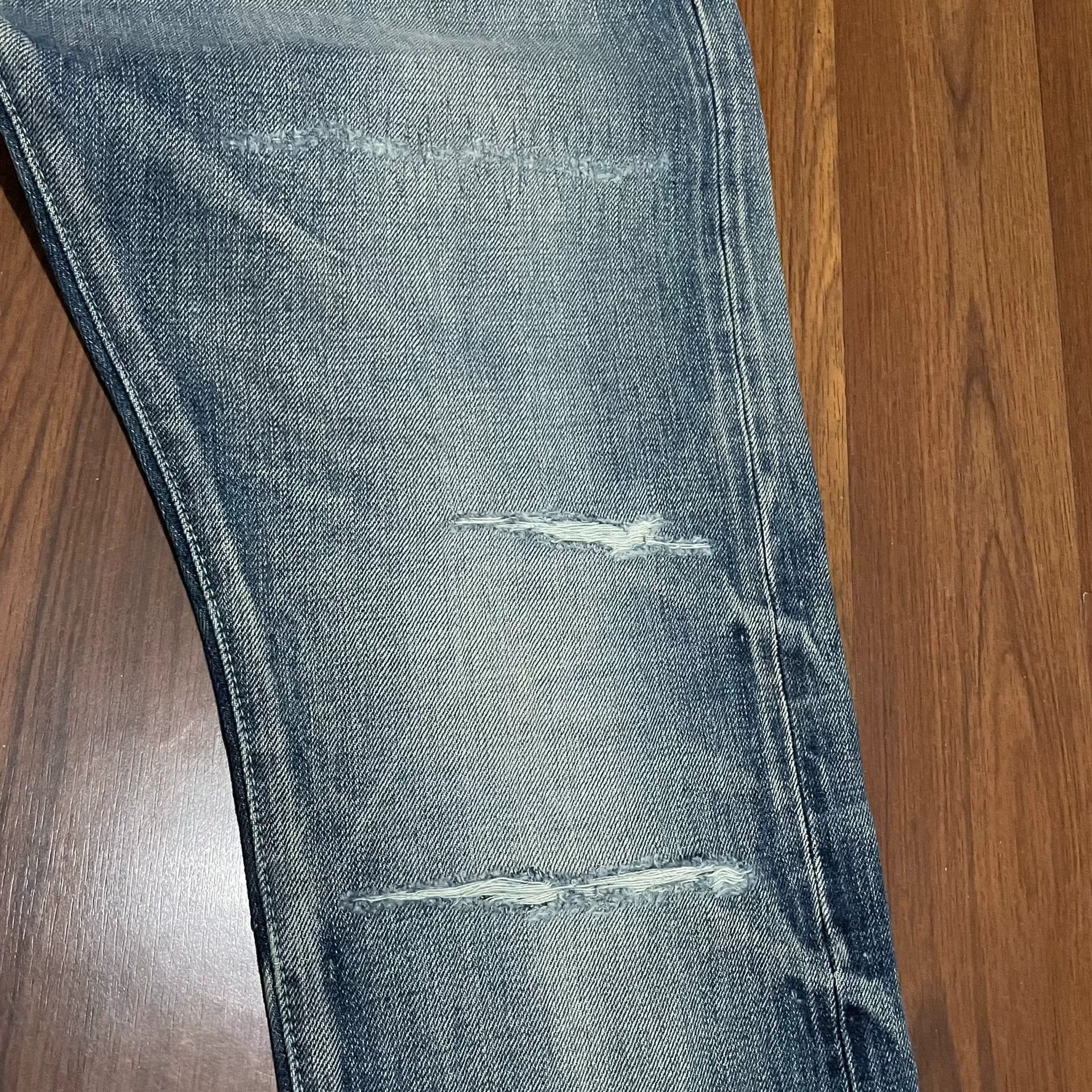 Neighborhood NEIGHBORHOOD Distressed Patch Jeans Size US 30 / EU 46 - 8 Thumbnail