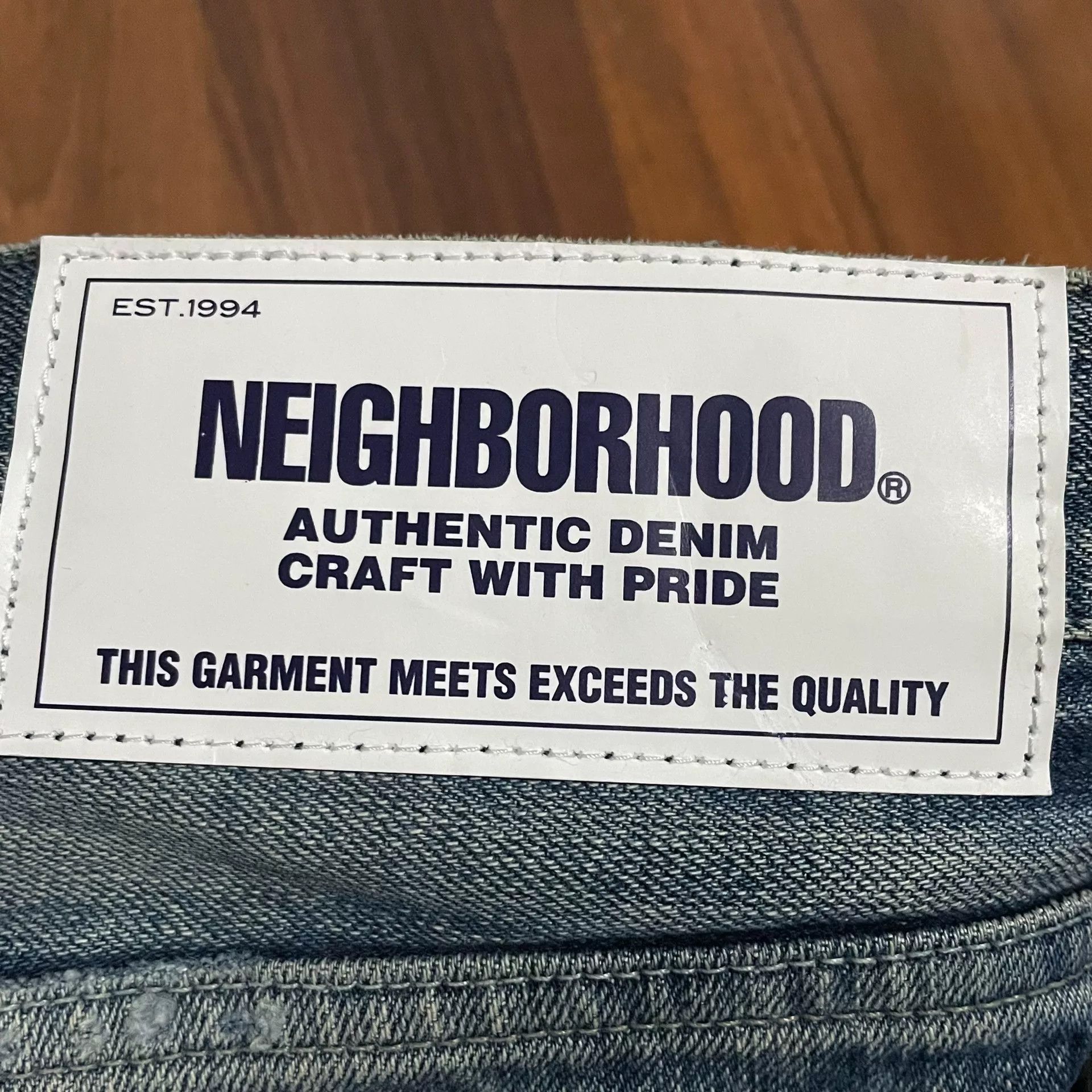 Neighborhood NEIGHBORHOOD Distressed Patch Jeans Size US 30 / EU 46 - 4 Thumbnail