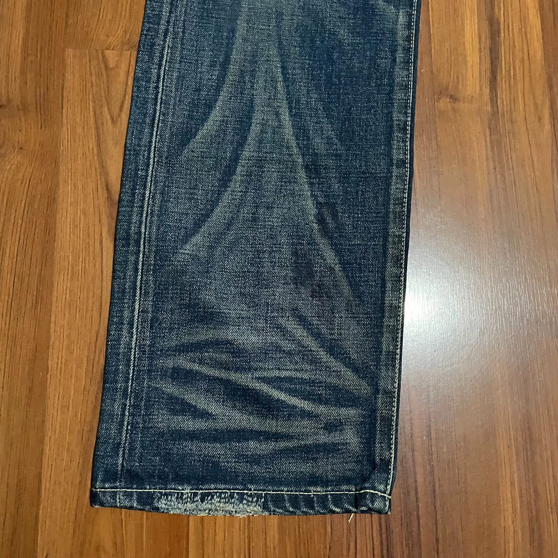 Neighborhood NEIGHBORHOOD 06EX Distressed Jeans Size US 32 / EU 48 - 6 Thumbnail