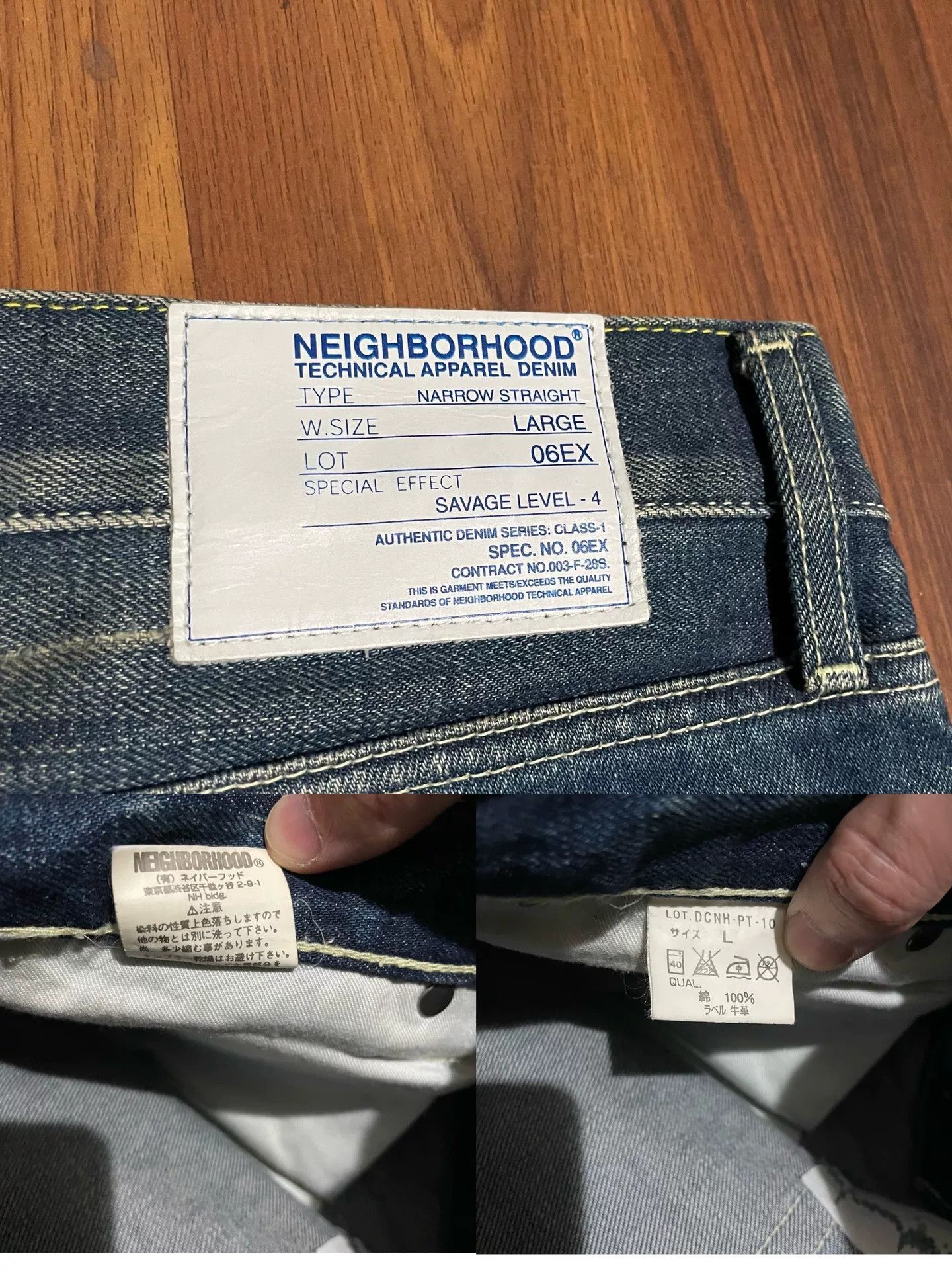 Neighborhood NEIGHBORHOOD 06EX Distressed Jeans Size US 32 / EU 48 - 9 Thumbnail