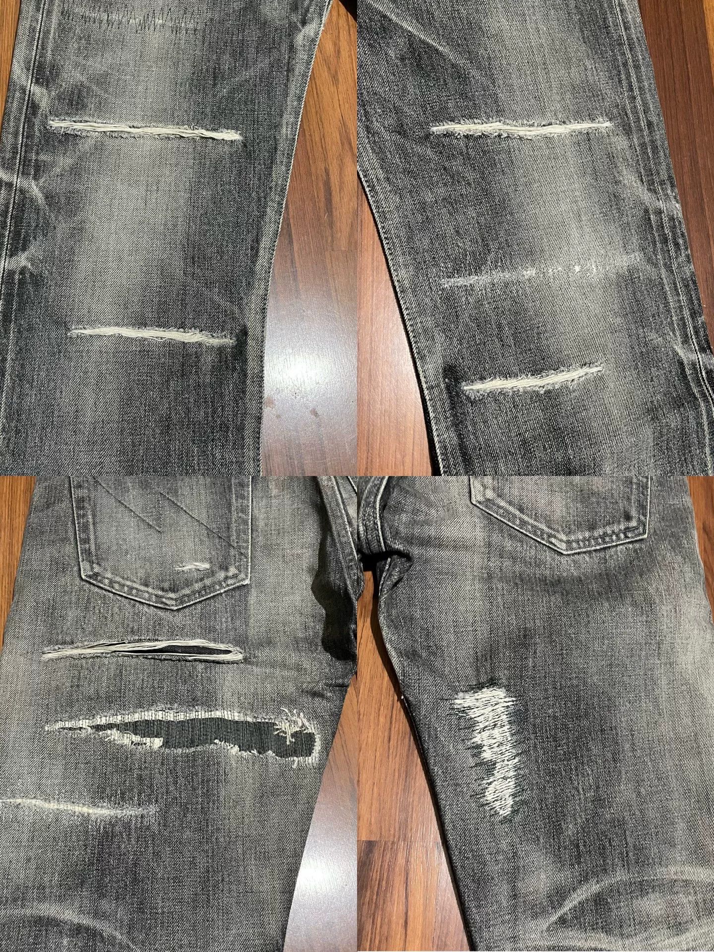 Neighborhood NEIGHBORHOOD 19SS MID Slash Patch Jeans Size US 35 - 3 Thumbnail