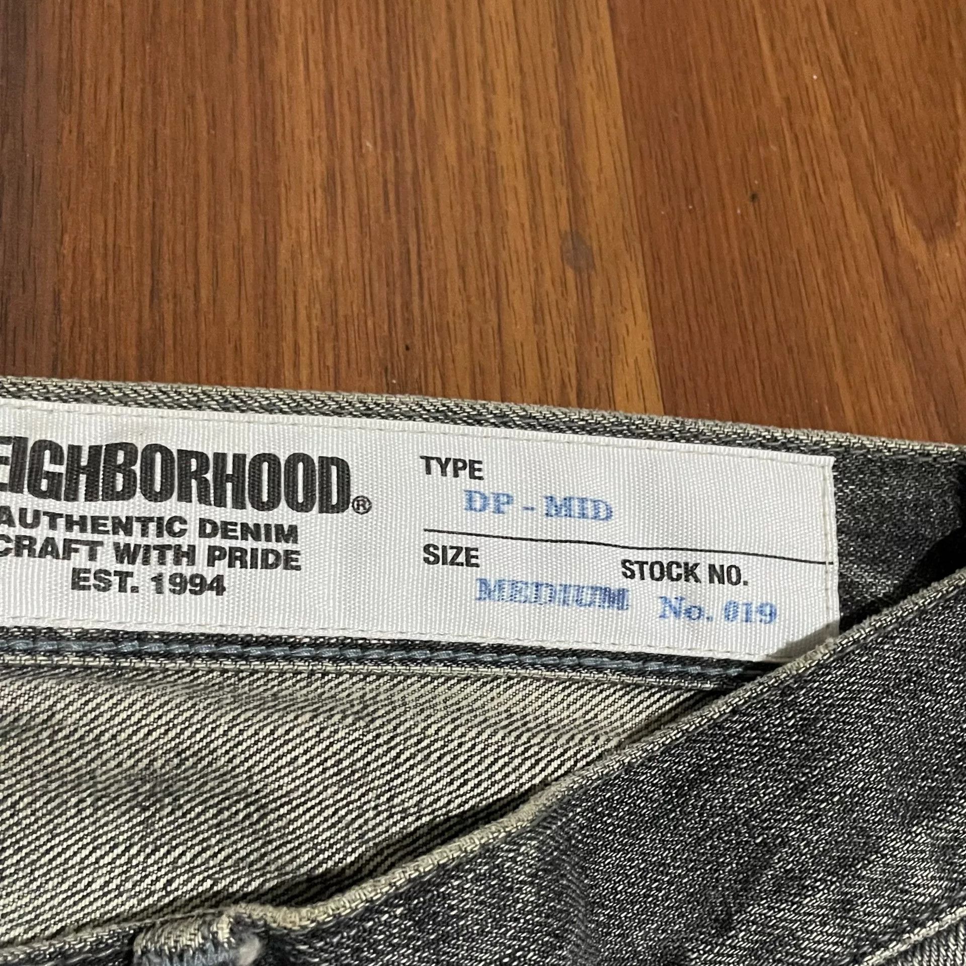 Neighborhood NEIGHBORHOOD 19SS MID Slash Patch Jeans Size US 35 - 8 Thumbnail