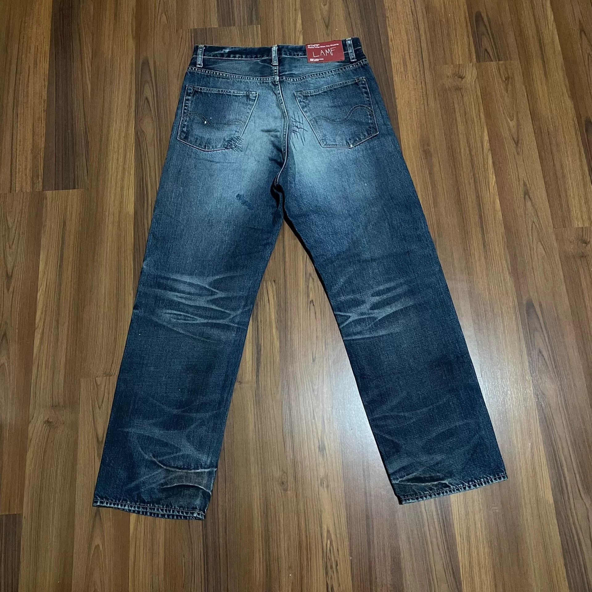 Wtaps WTAPS 09SS T3 LAMF Spider Embroidery Jeans Size US 31 - 2 Thumbnail
