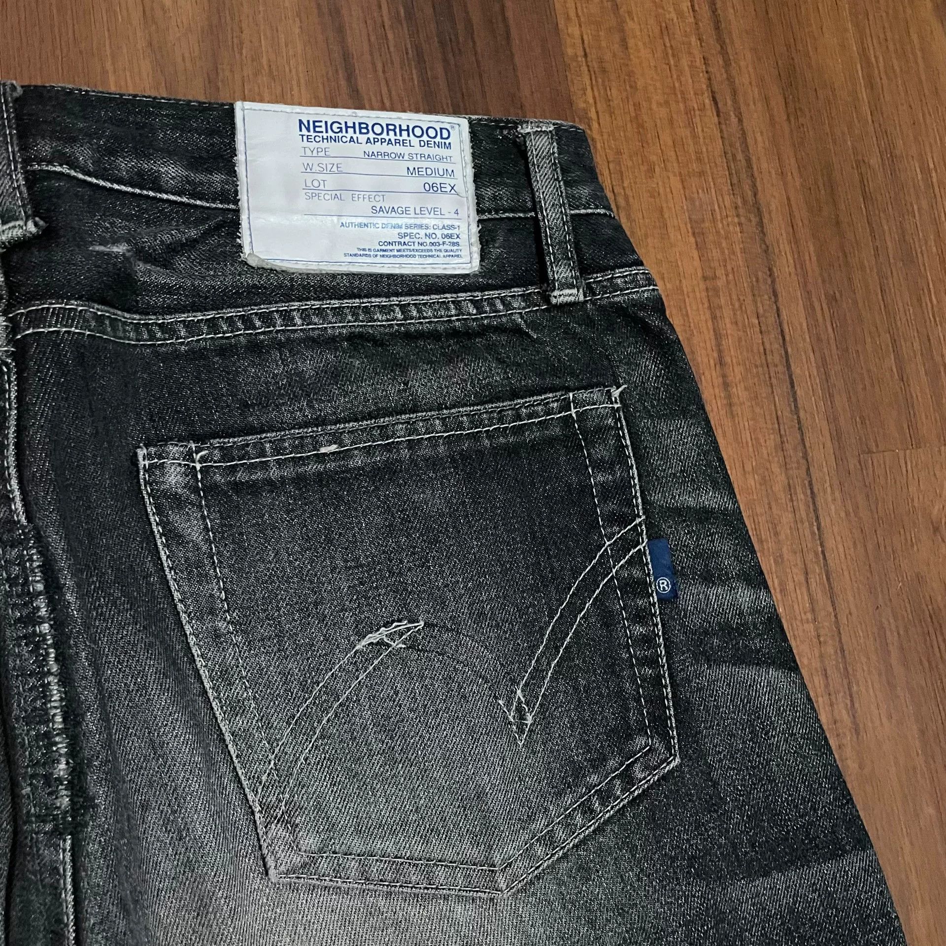 Neighborhood NEIGHBORHOOD 06EX Selvedge Denim Pants Size US 26 / EU 42 - 7 Thumbnail