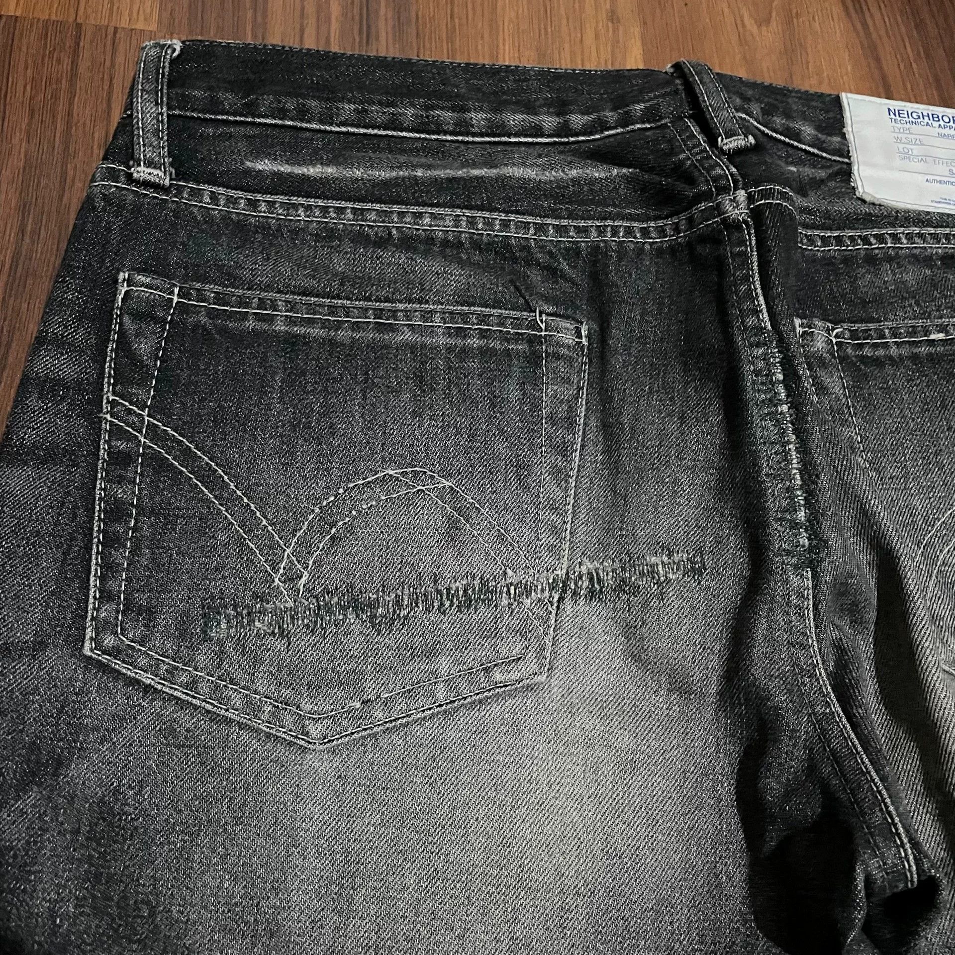 Neighborhood NEIGHBORHOOD 06EX Selvedge Denim Pants Size US 26 / EU 42 - 6 Thumbnail