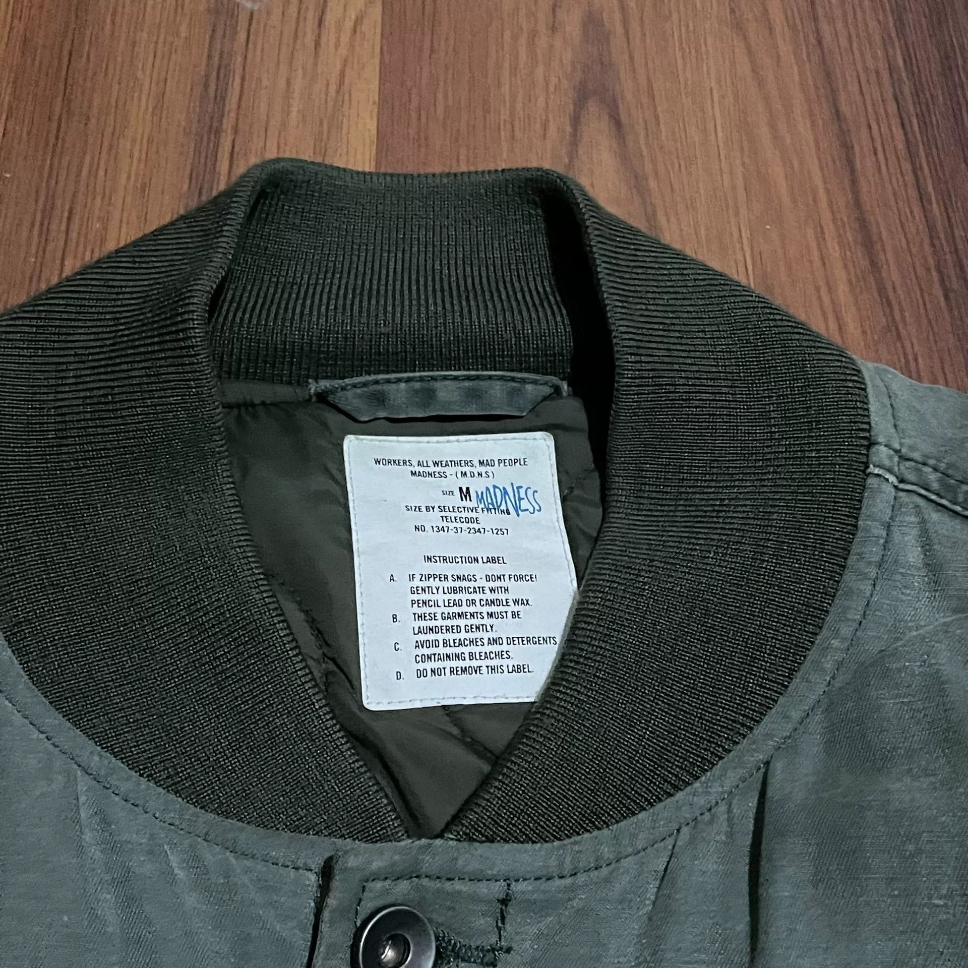Madness MADNESS 20AW MA1 Cotton Jacket Size US M / EU 48-50 / 2 - 3 Thumbnail
