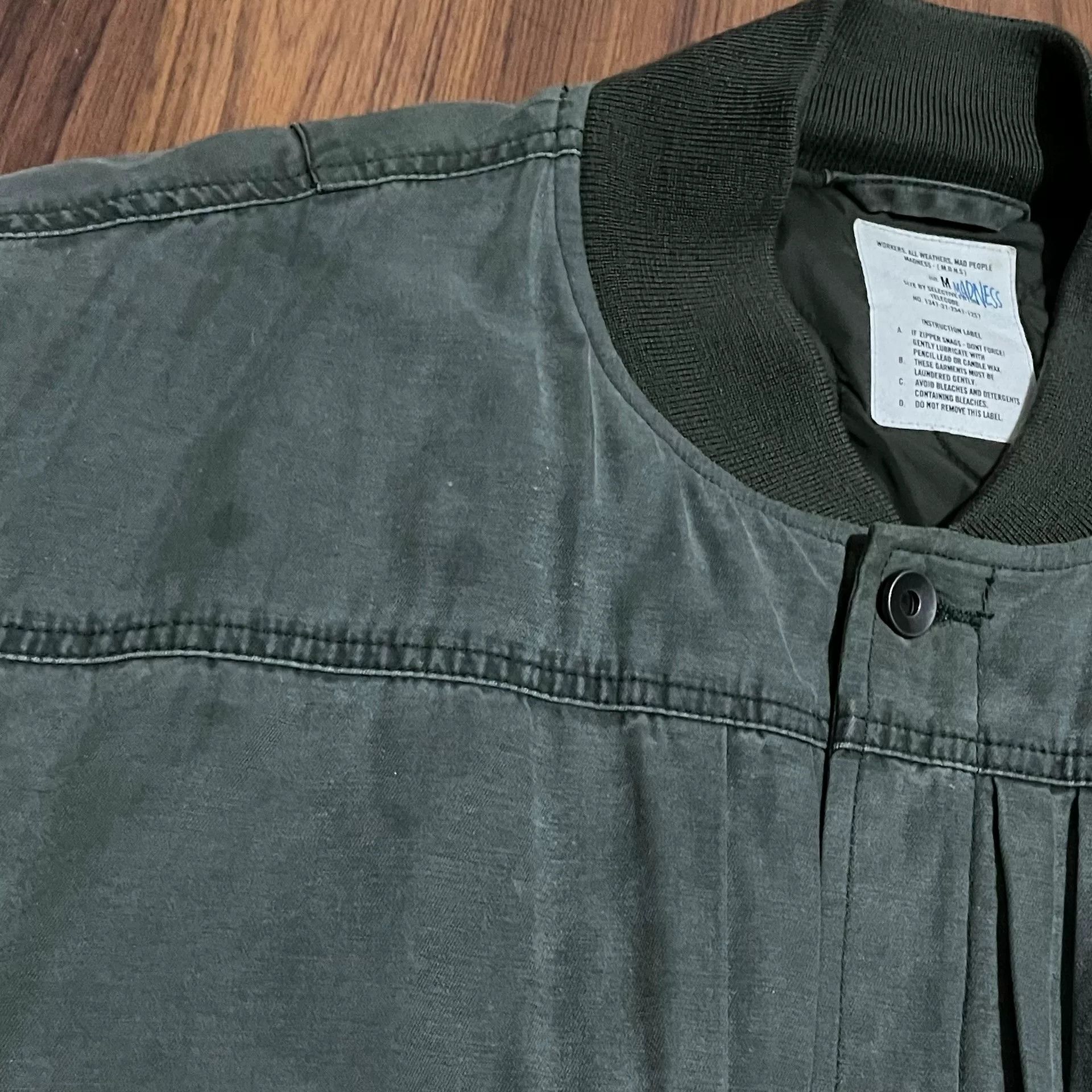 Madness MADNESS 20AW MA1 Cotton Jacket Size US M / EU 48-50 / 2 - 5 Thumbnail