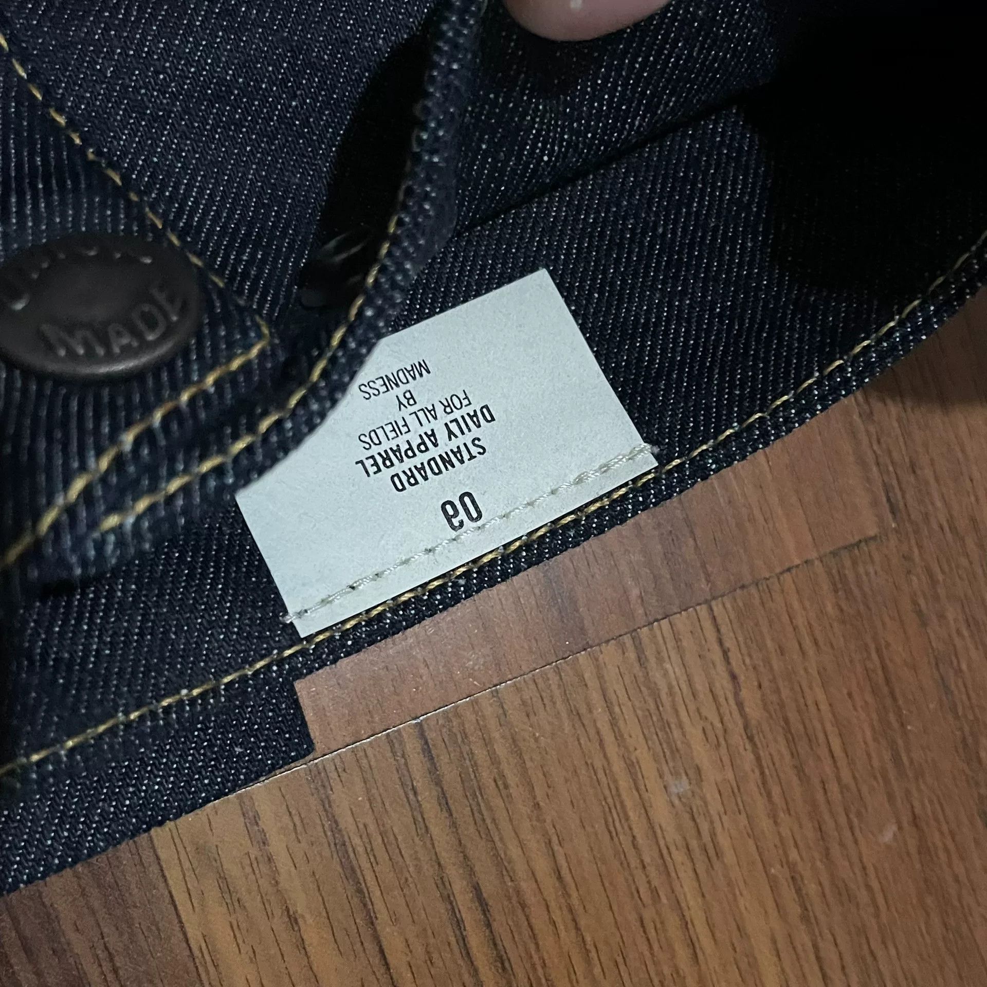 Madness MADNESS 20SS 20AW Selvedge Denim Jacket Size US L / EU 52-54 / 3 - 7 Thumbnail